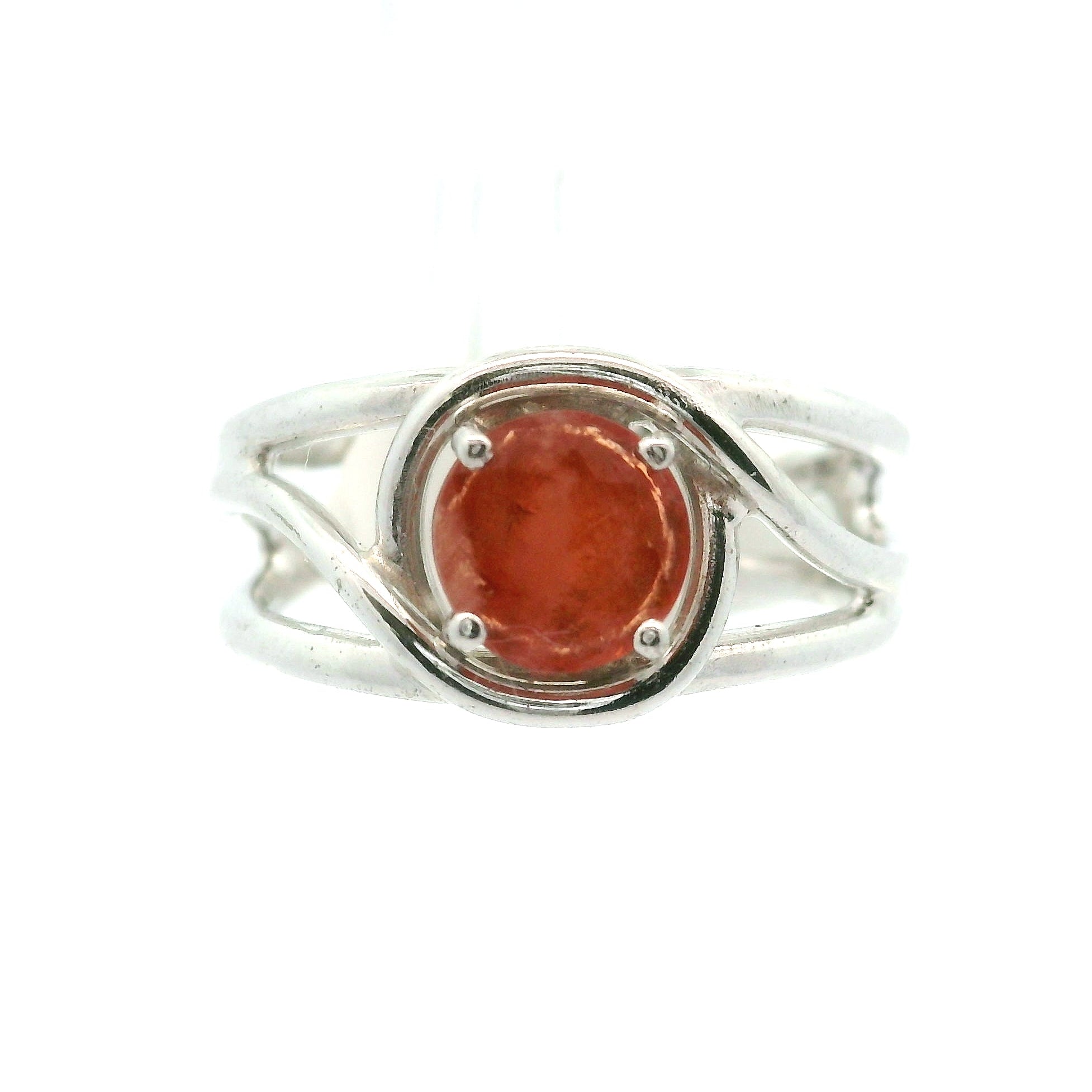 Triplite Cuff Ring 925 Silver for Joy, Love and Empowerment