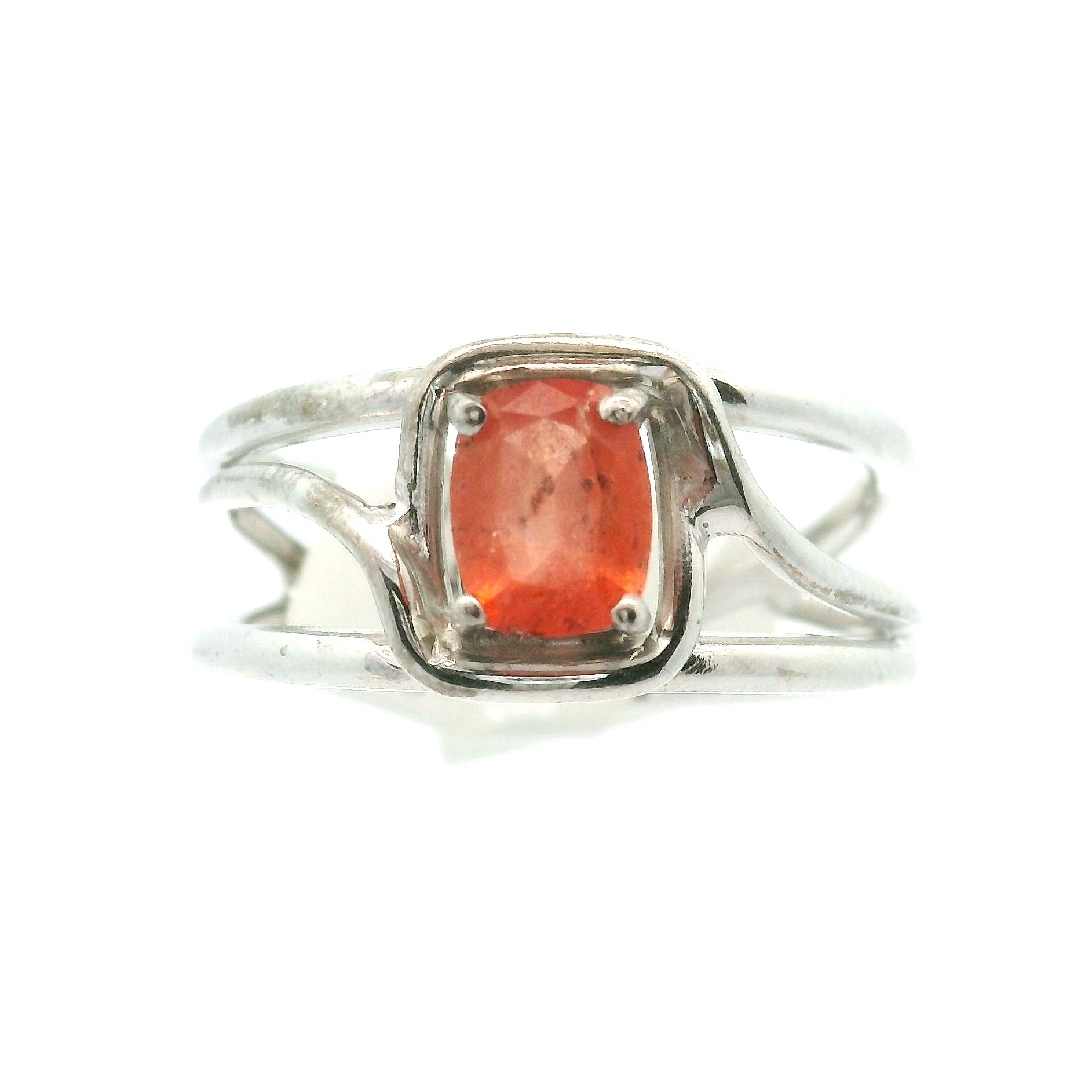 Triplite Cuff Ring 925 Silver for Joy, Love and Empowerment
