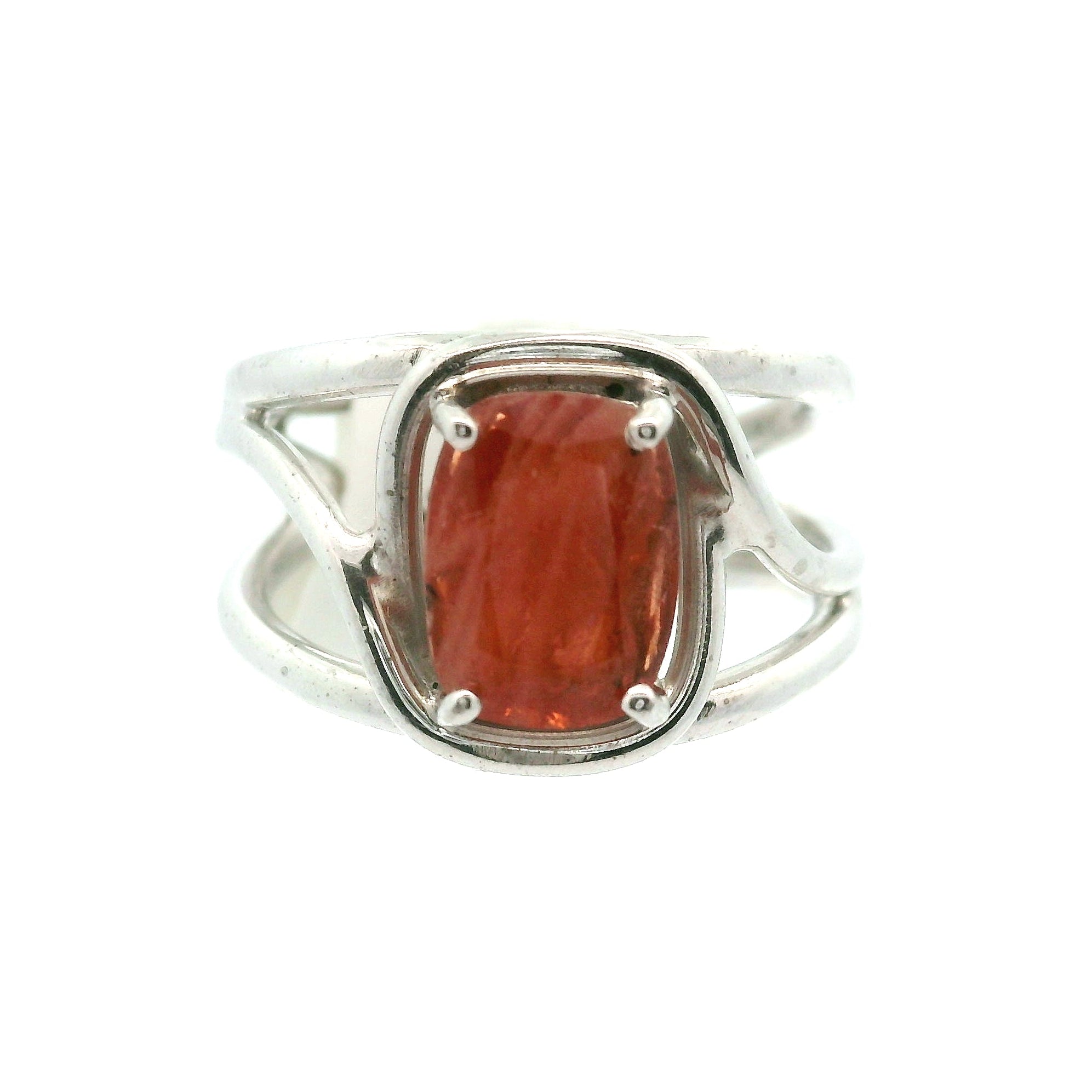 Triplite Cuff Ring 925 Silver for Joy, Love and Empowerment