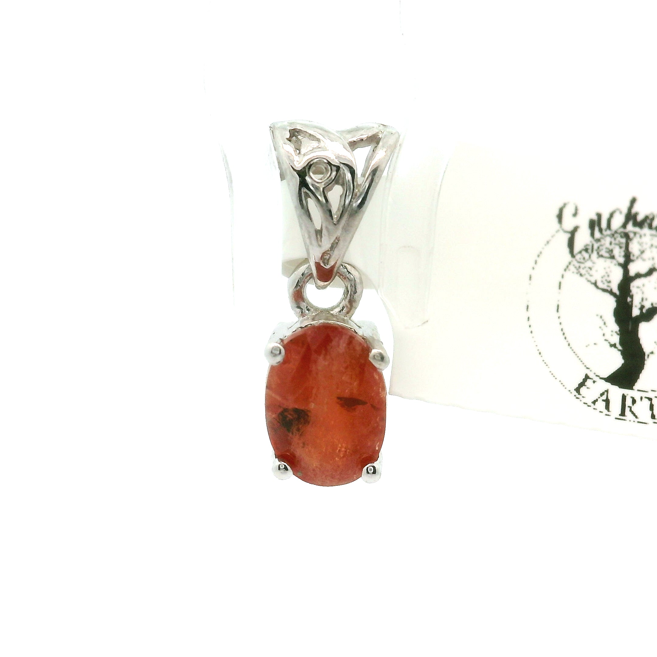 Triplite Pendant 925 Silver for Joy, Love and Empowerment