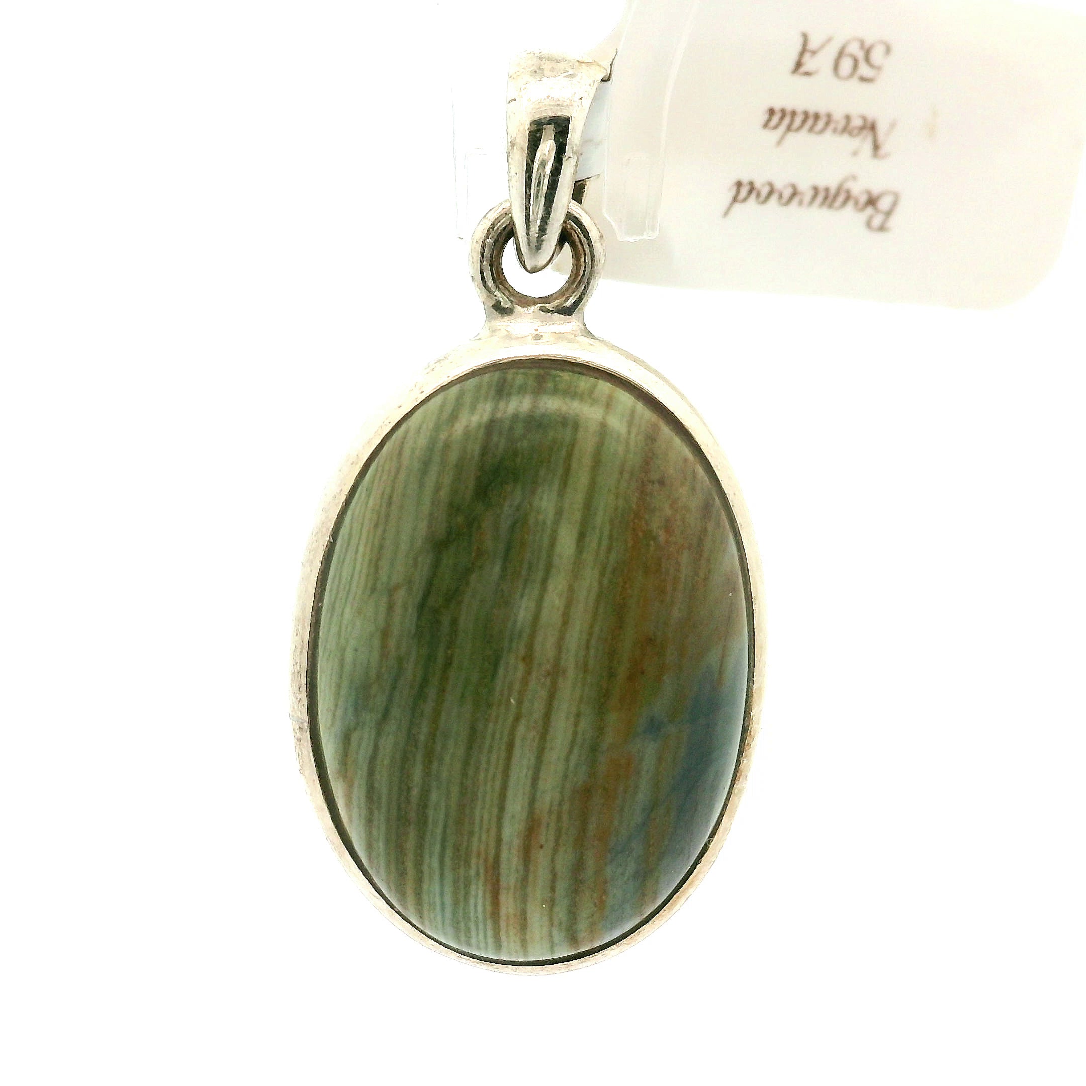 Bogwood Pendant .925 Silver for Grounding and Connecting with Ancient Earth