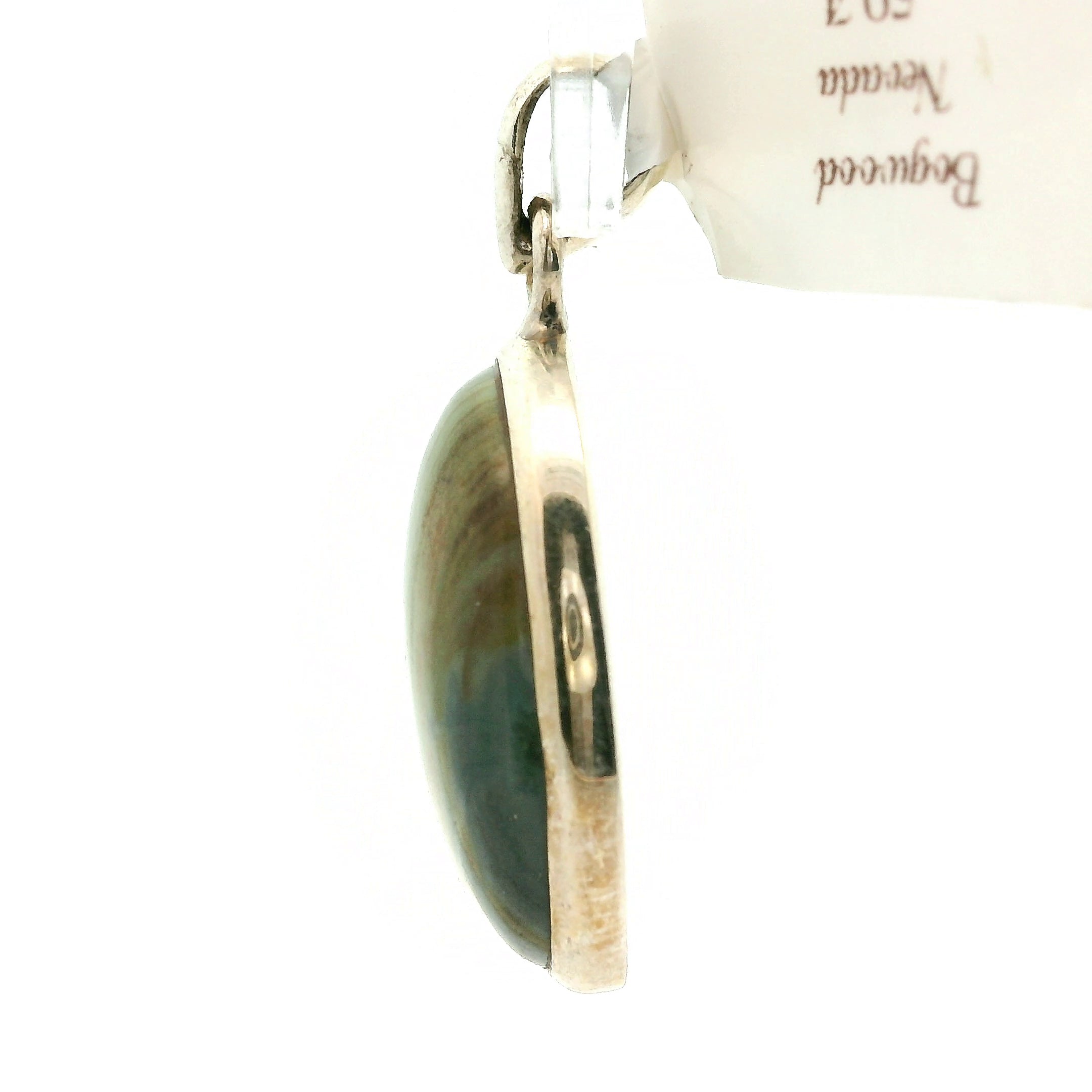 Bogwood Pendant .925 Silver for Grounding and Connecting with Ancient Earth