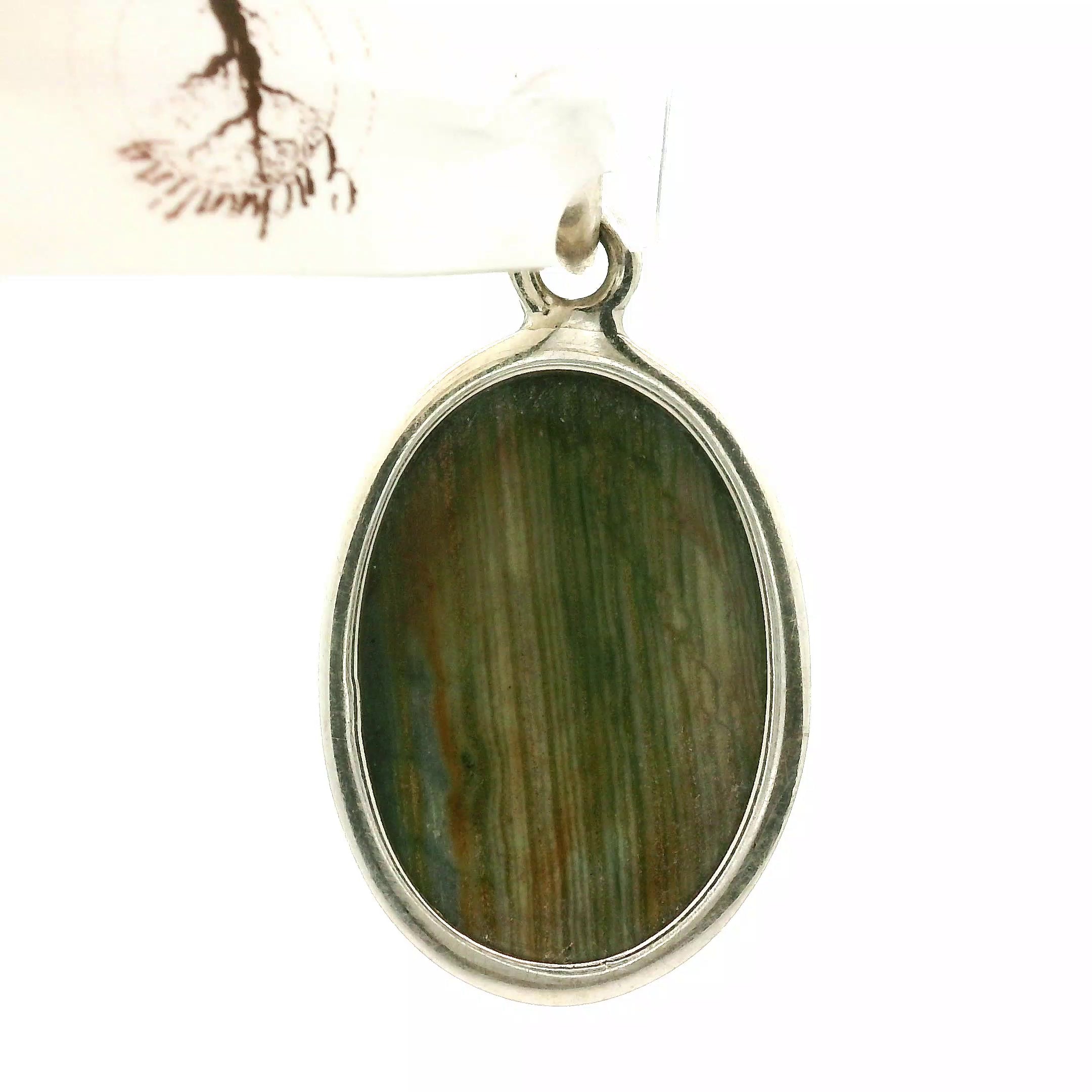 Bogwood Pendant .925 Silver for Grounding and Connecting with Ancient Earth