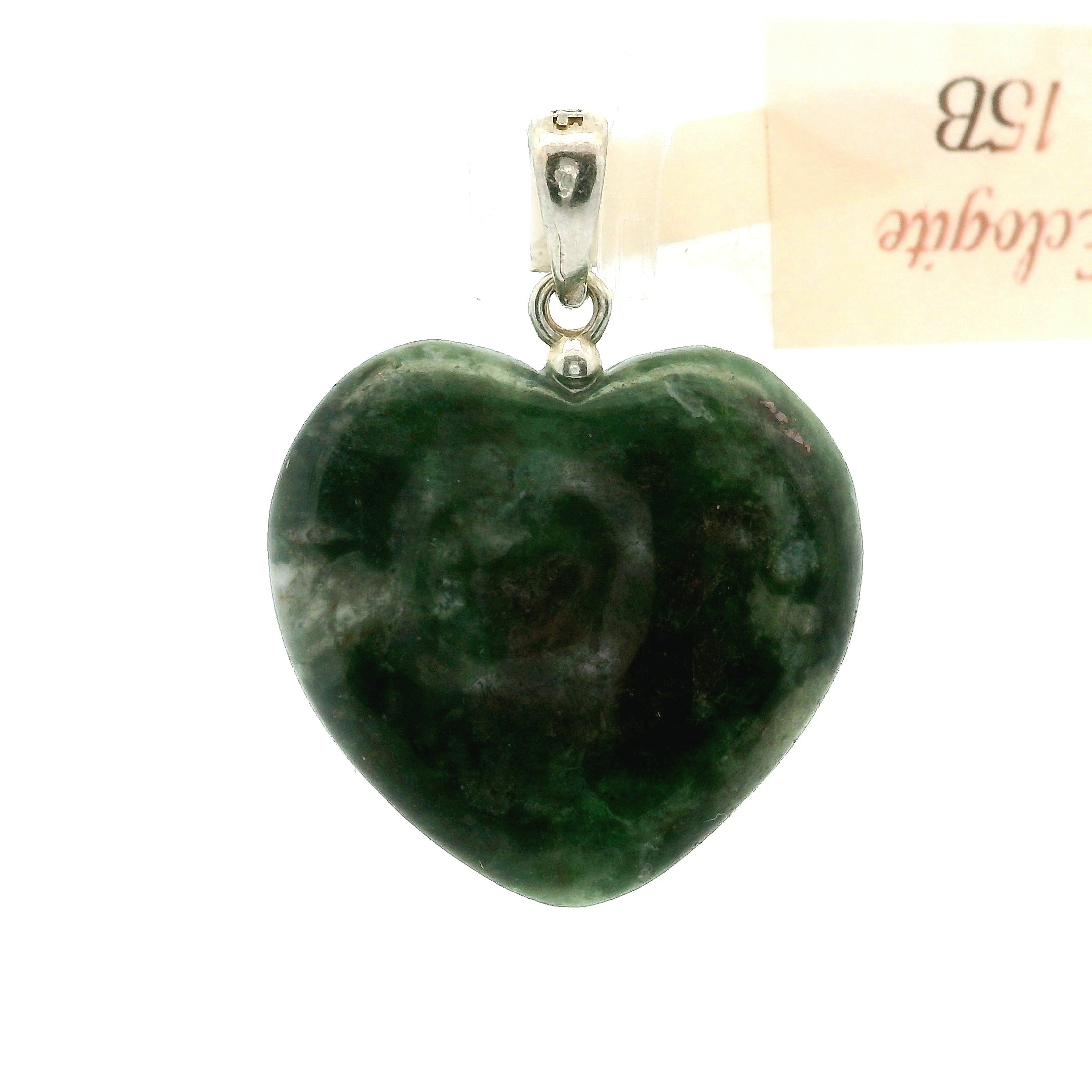 Eclogite Pendant .925 Silver for Resilience and Emotional Balance