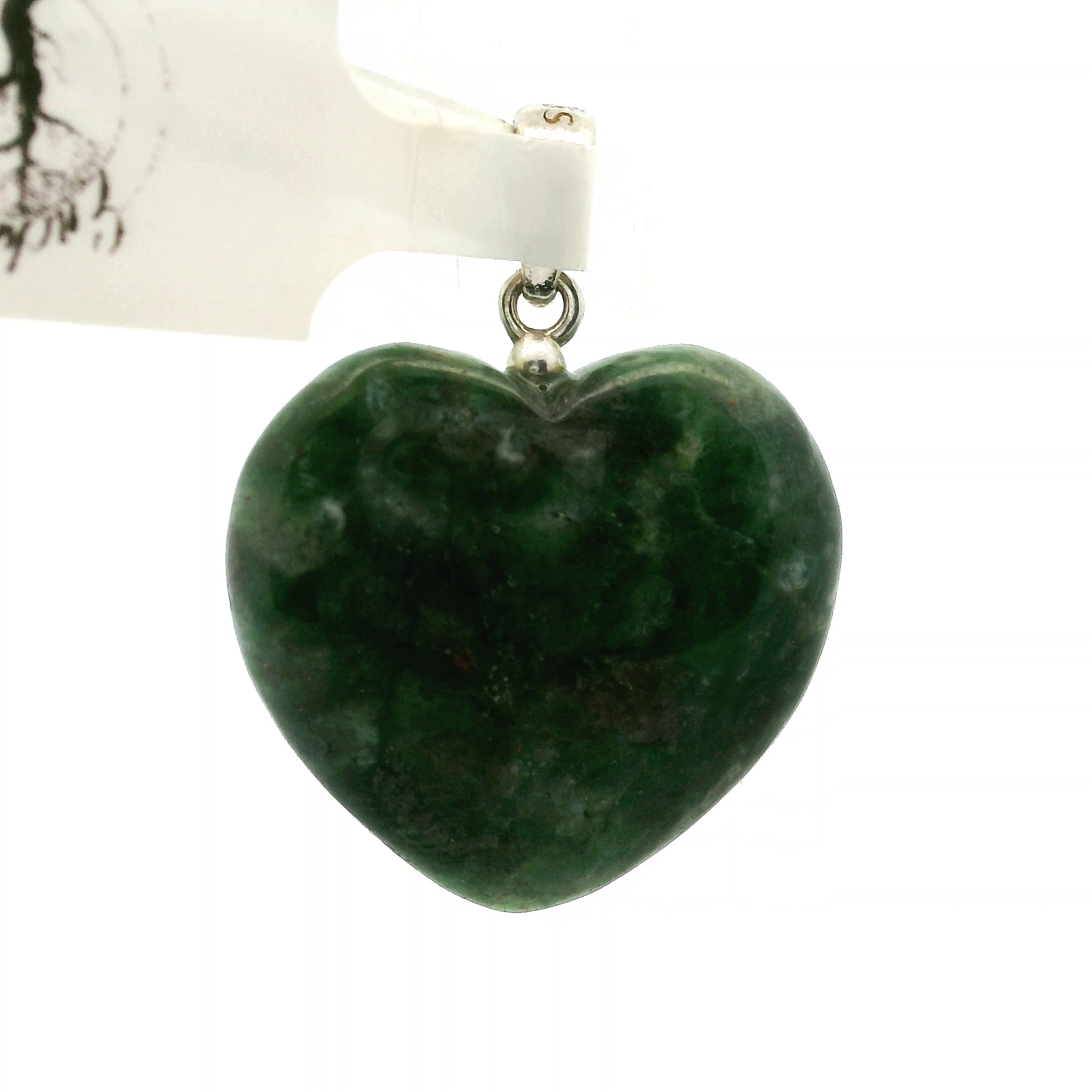 Eclogite Pendant .925 Silver for Resilience and Emotional Balance