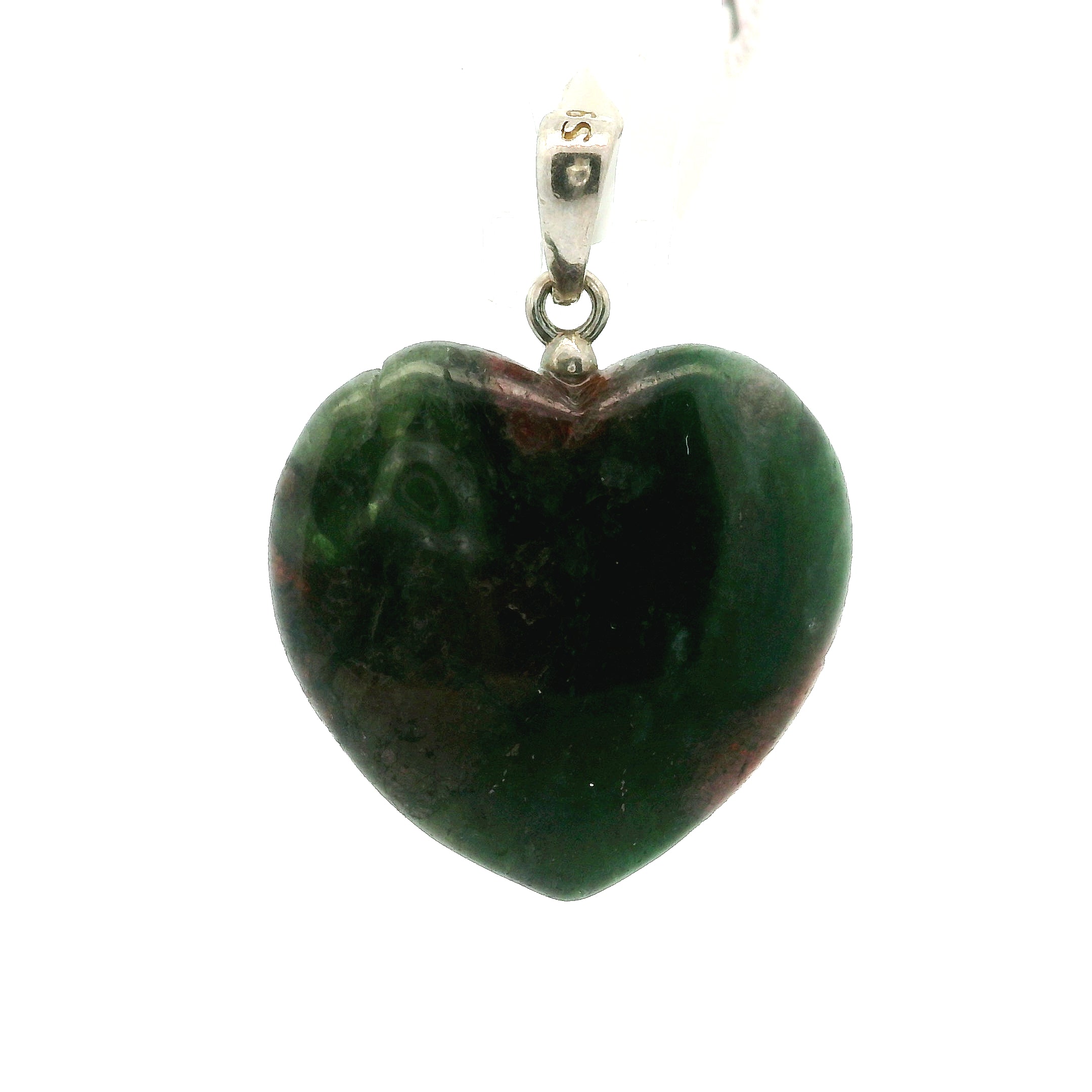 Eclogite Pendant .925 Silver for Resilience and Emotional Balance