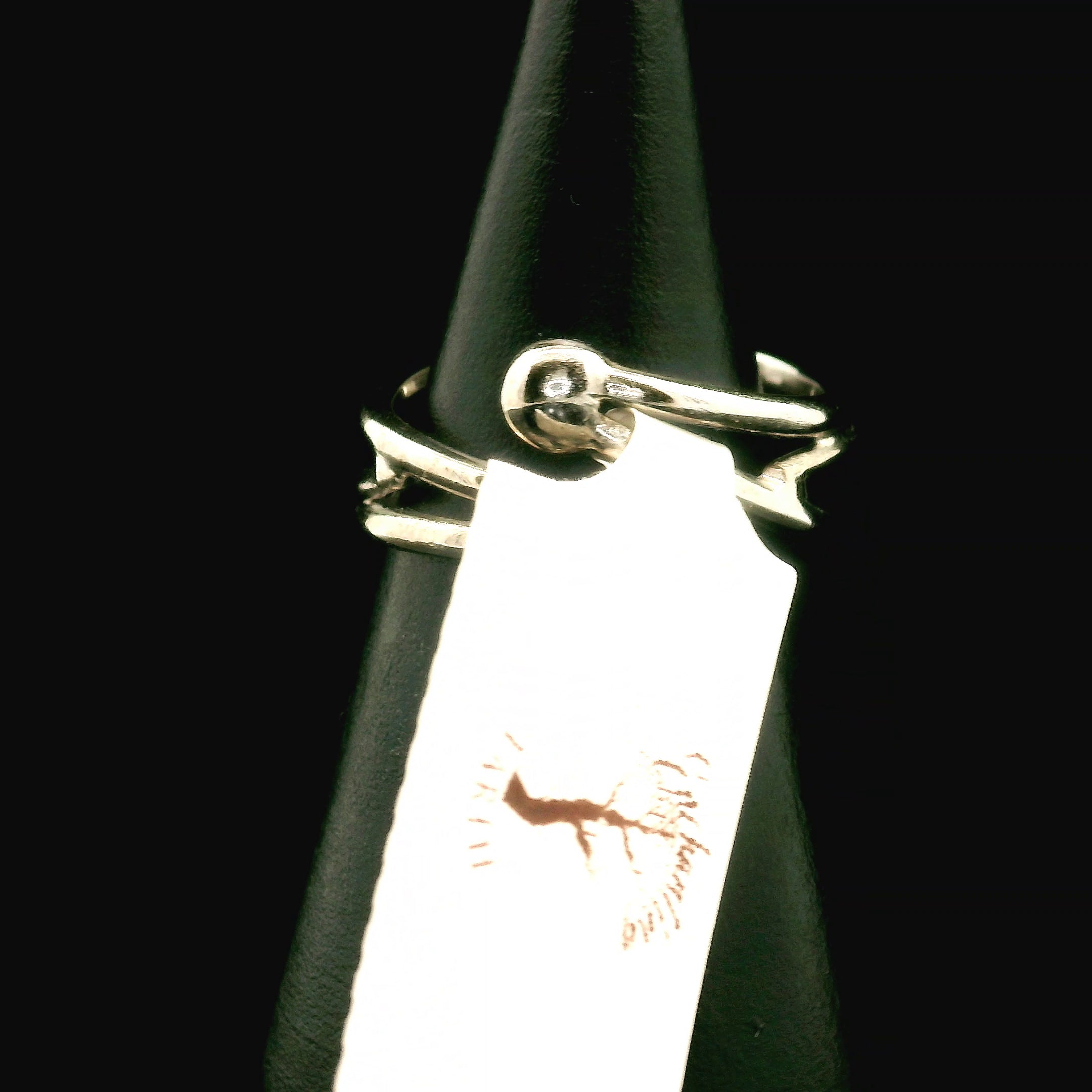 Spinel Midi Cuff Ring .925 Silver for Emotional Healing, Love, Loyalty & Motivation