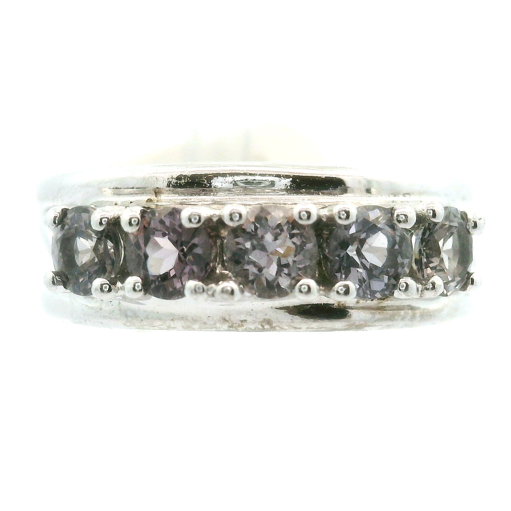Multi-stone Stacker Cuff Ring .925 Silver for Healing, Intention Setting and Manifesting your Desires