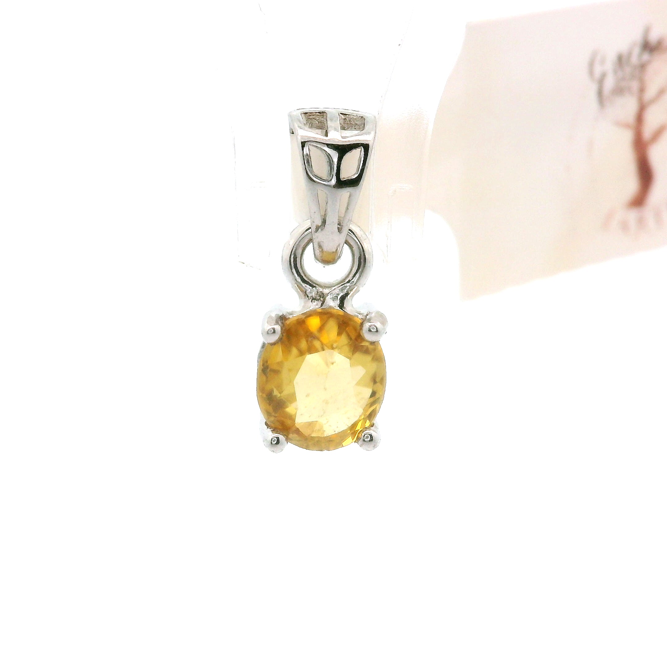Chrysoberyl Mini Pendants .925 Silver for Protection, Intuition and Abundance