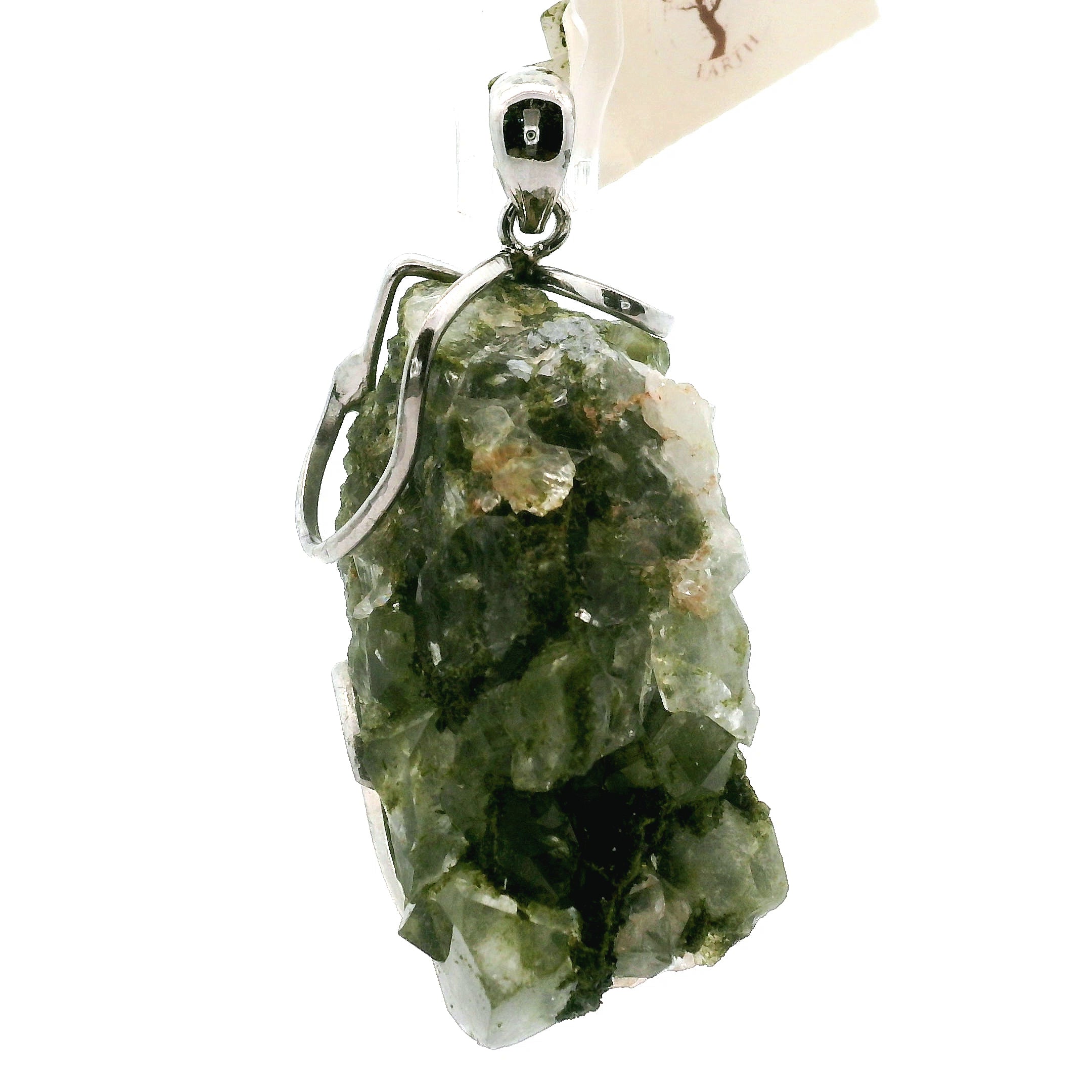 Epidote Pendants .925 Silver for Abundance, New Relationships and a Positive Outlook