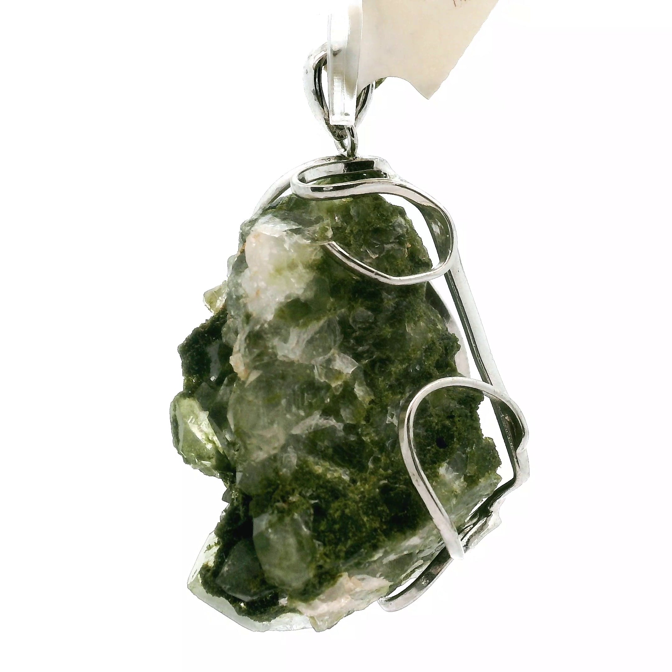Epidote Pendants .925 Silver for Abundance, New Relationships and a Positive Outlook