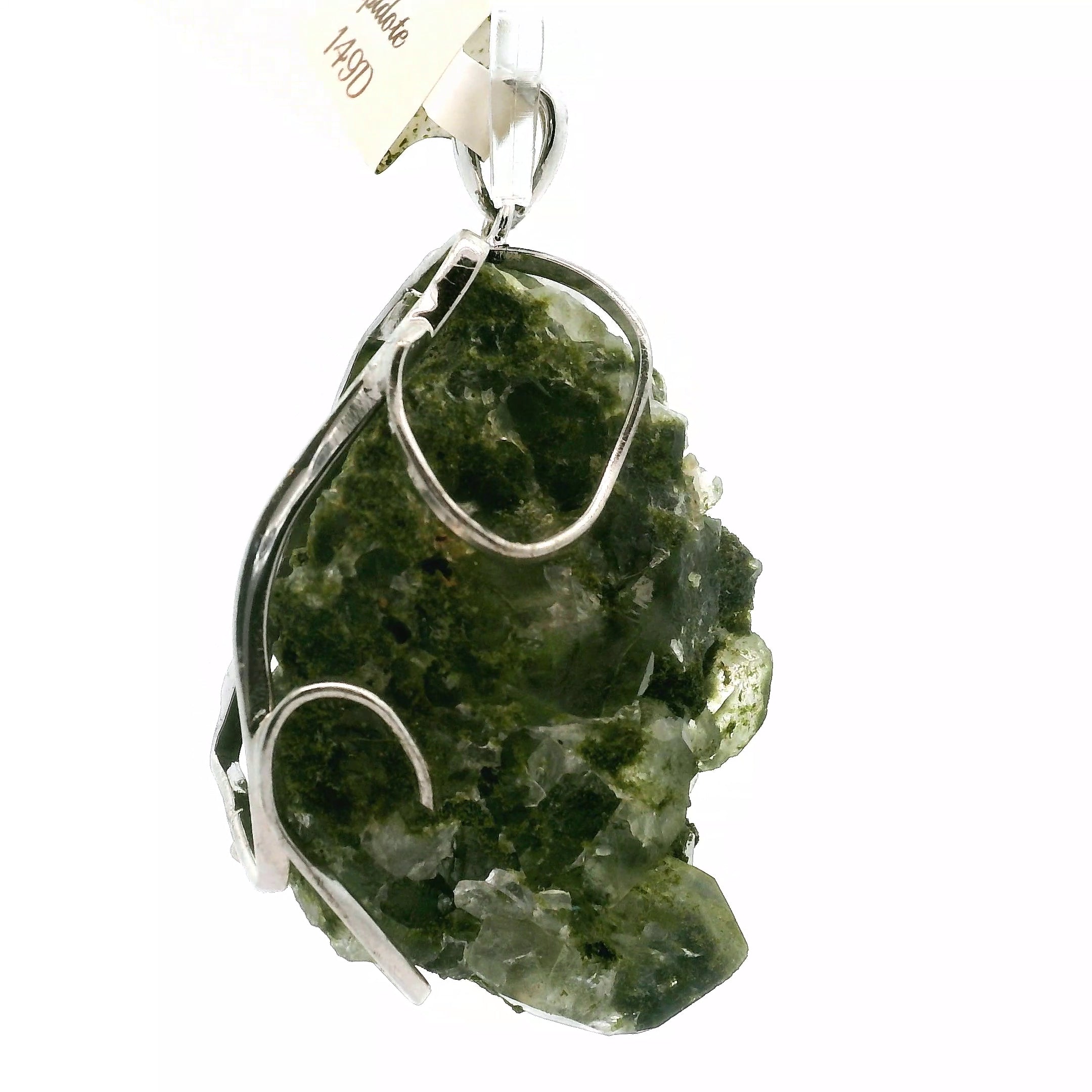 Epidote Pendants .925 Silver for Abundance, New Relationships and a Positive Outlook