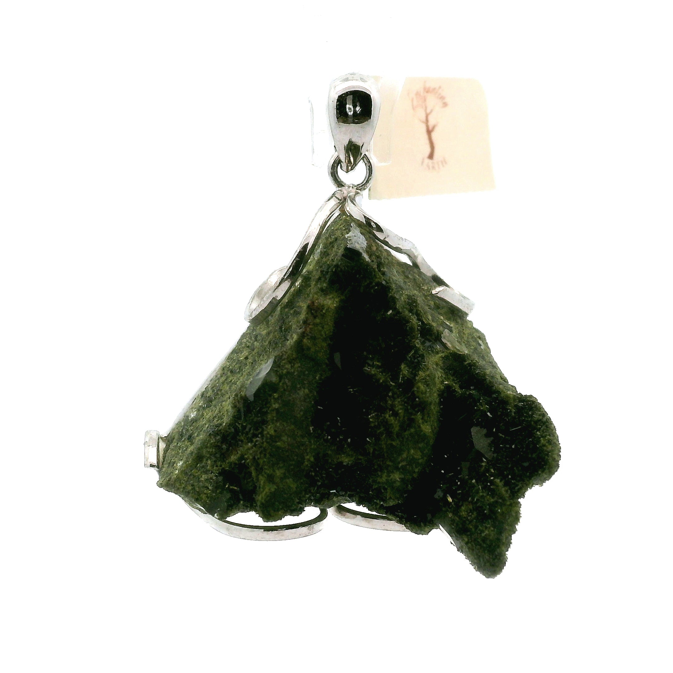 Epidote Pendants .925 Silver for Abundance, New Relationships and a Positive Outlook