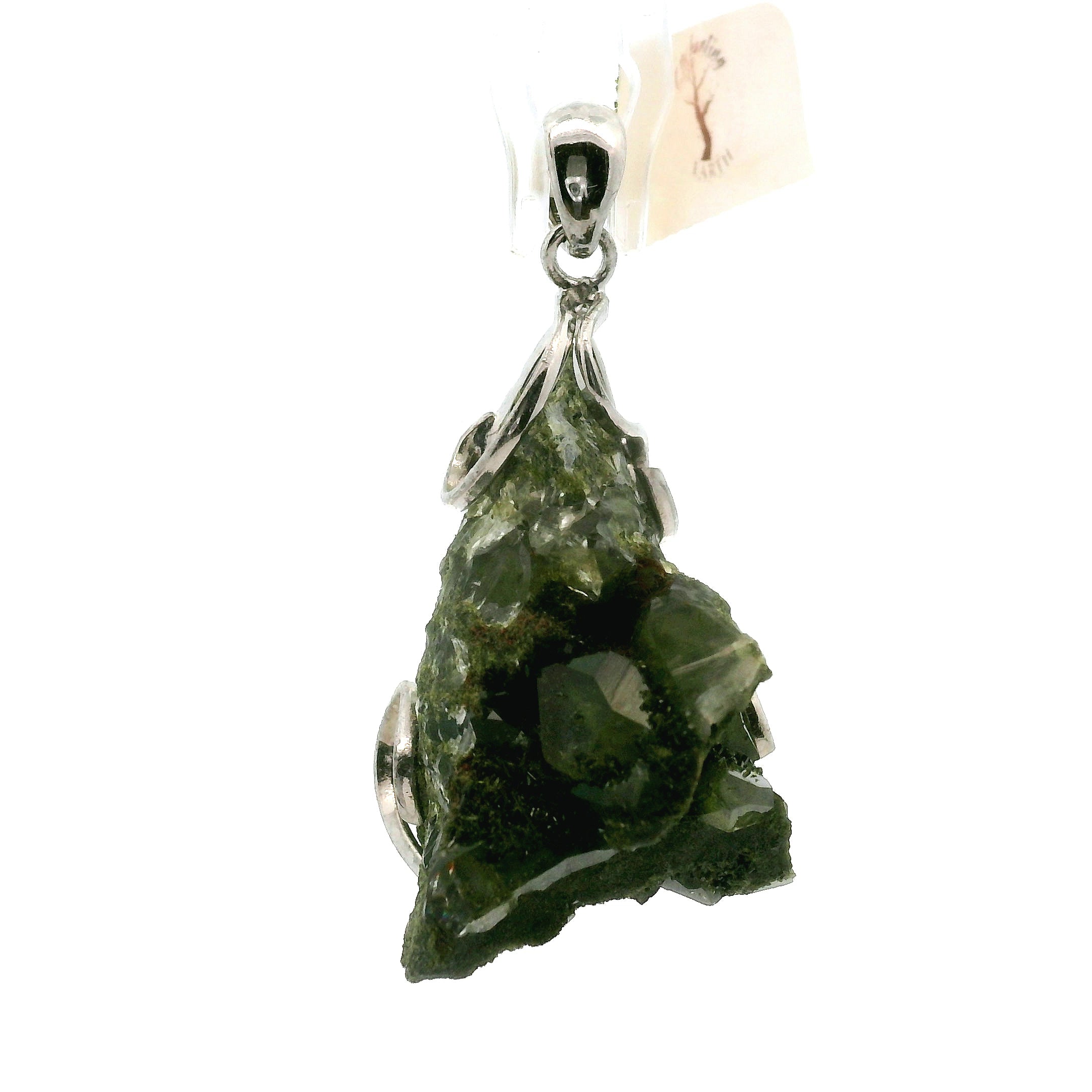 Epidote Pendants .925 Silver for Abundance, New Relationships and a Positive Outlook