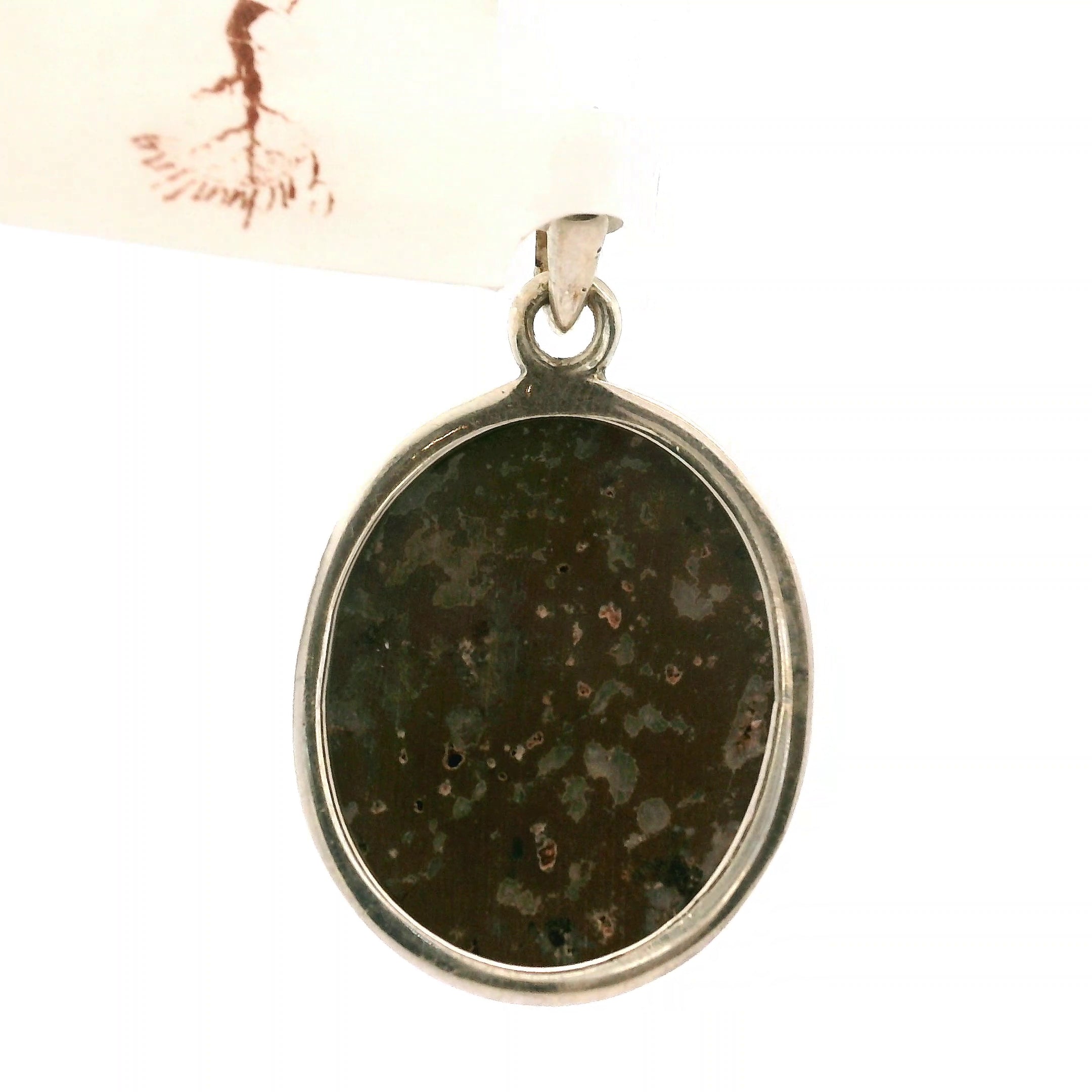 Cavansite Pendant .925 Silver for Expansion of Consciousness, Spiritual Enlightenment and Truth