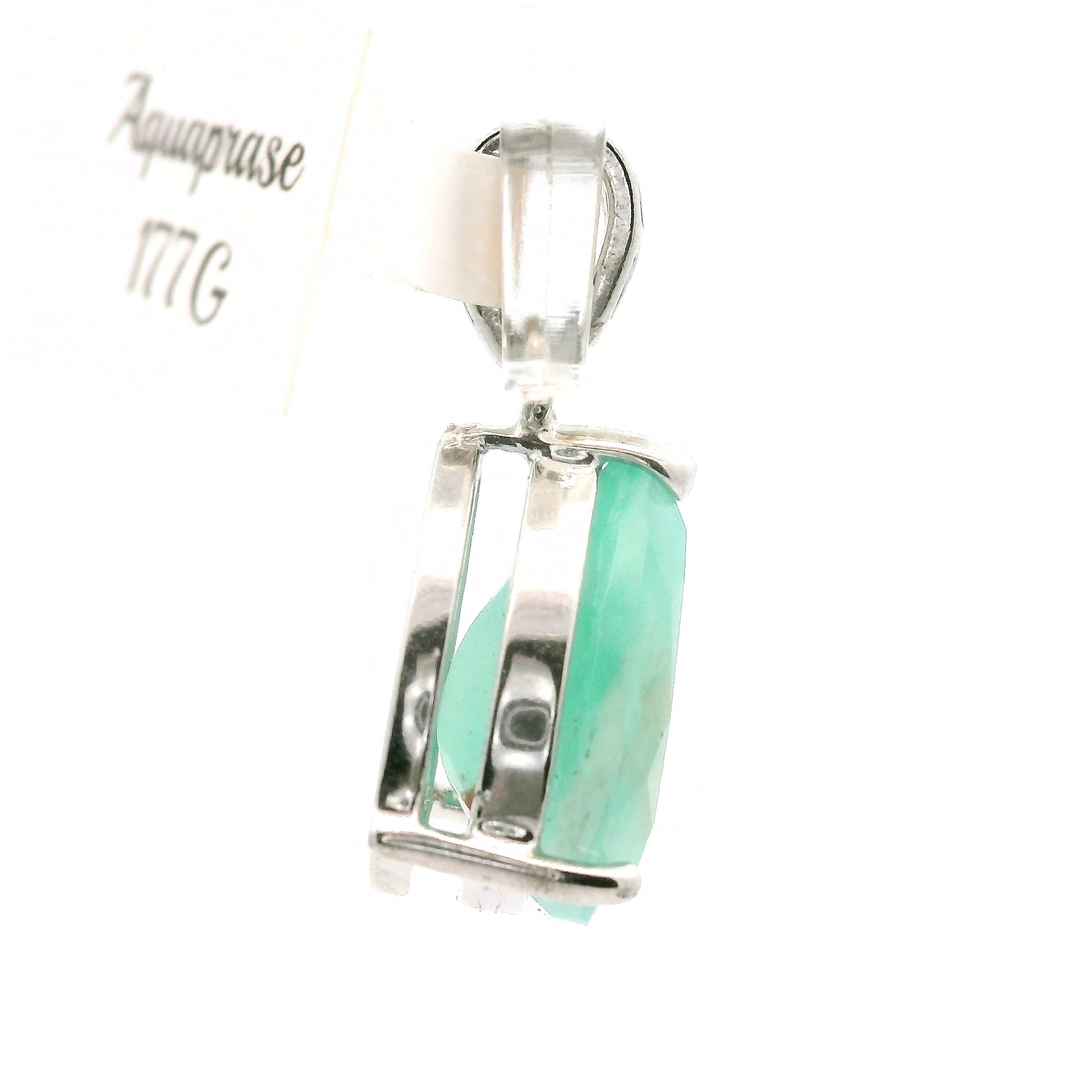 Aquaprase Pendant .925 Silver for Soul Growth and Deep Restoring