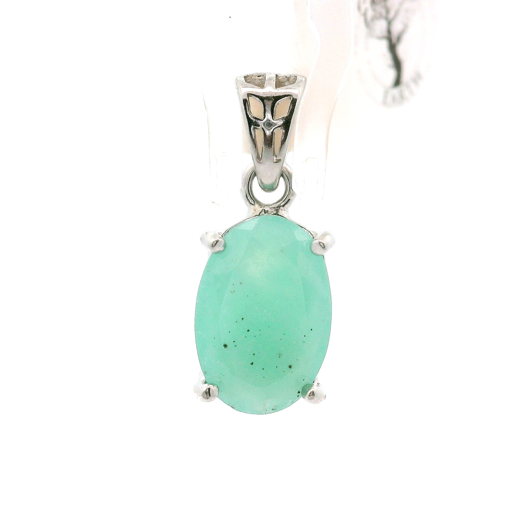 Aquaprase Pendant .925 Silver for Soul Growth and Deep Restoring