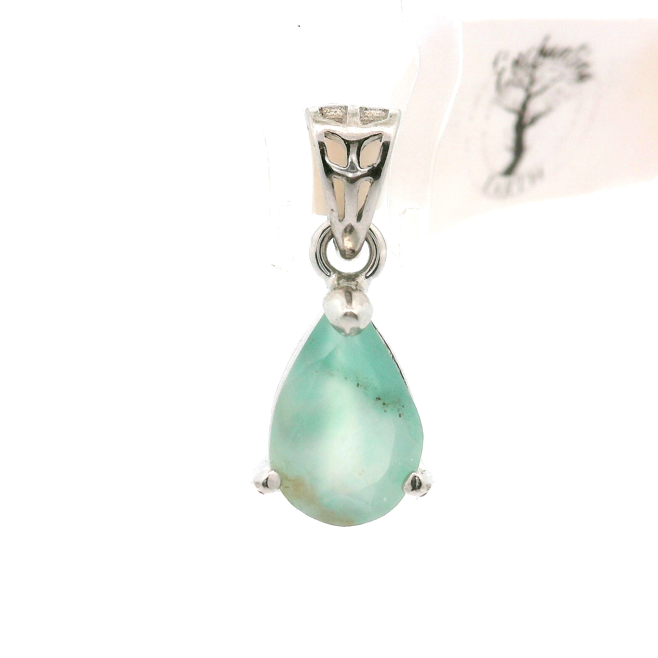 Aquaprase Pendant .925 Silver for Soul Growth and Deep Restoring