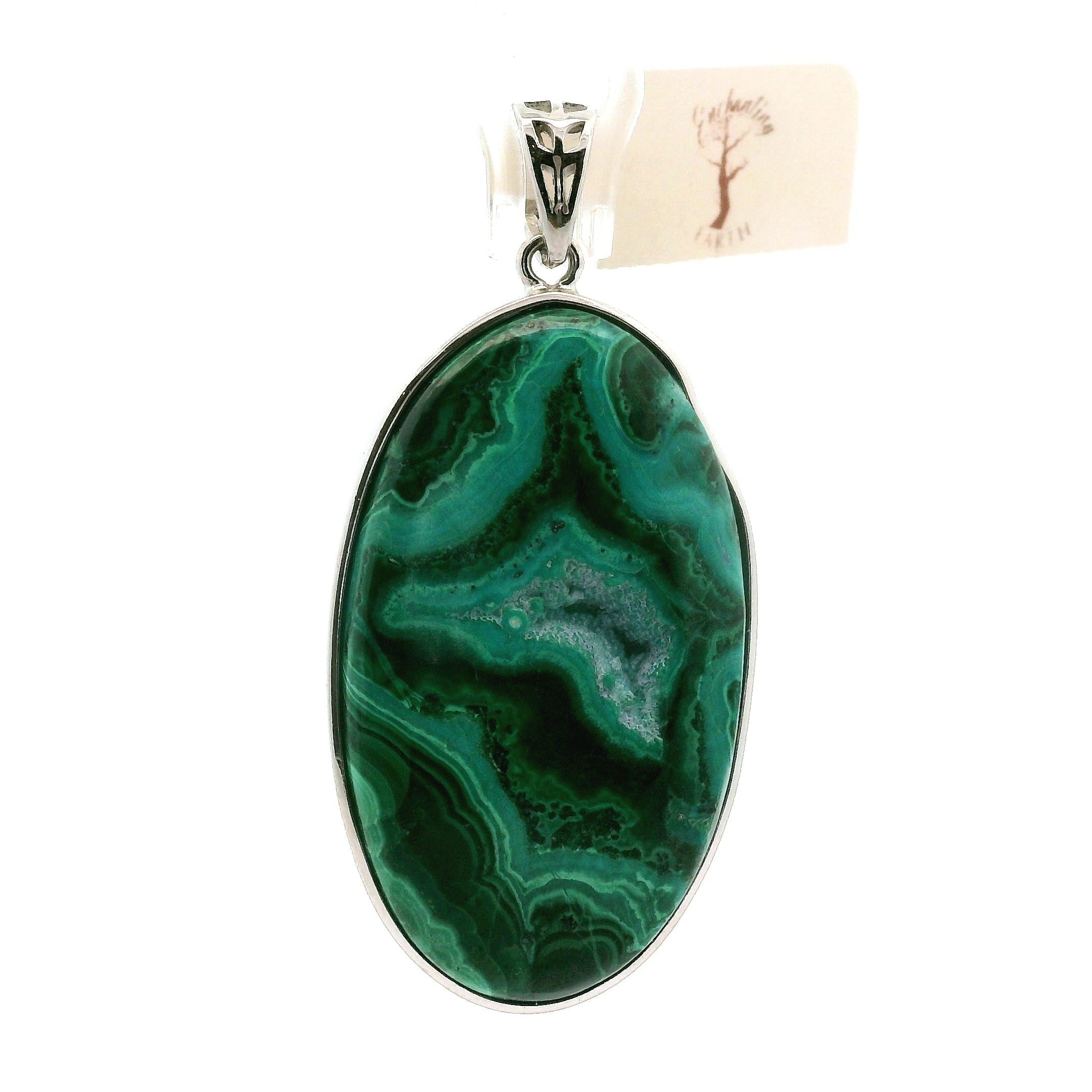 Malachola Pendants .925 Silver for Abundance, Protection and Transformation