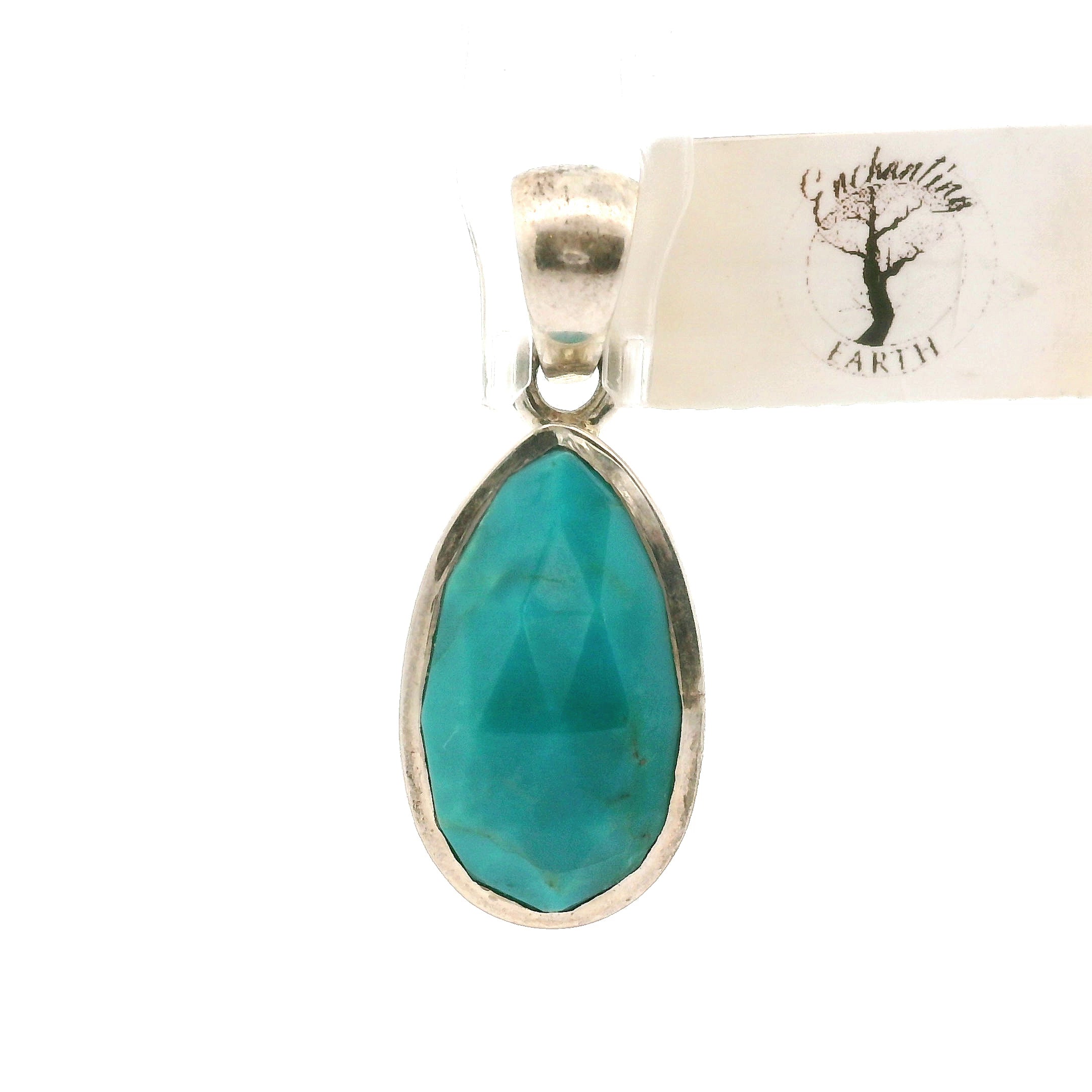 Opalina (Blue Opal) Pendant .925 Silver for Encouraging Surrender to the Divine Will