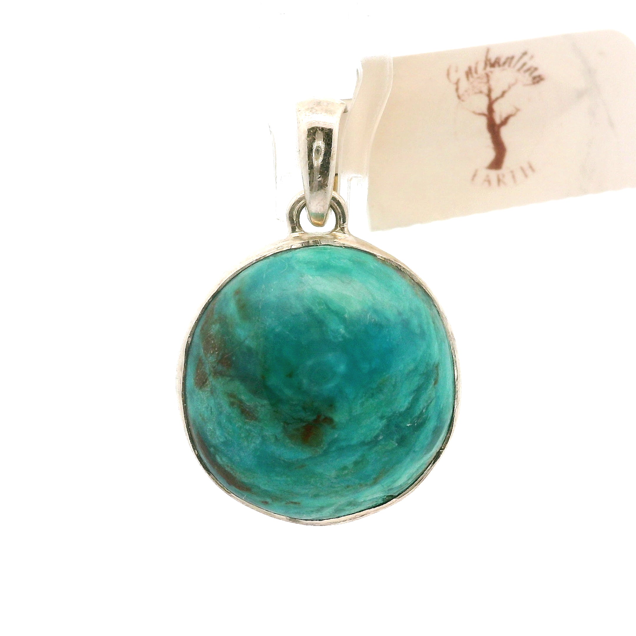 Opalina (Blue Opal) Pendant .925 Silver for Encouraging Surrender to the Divine Will