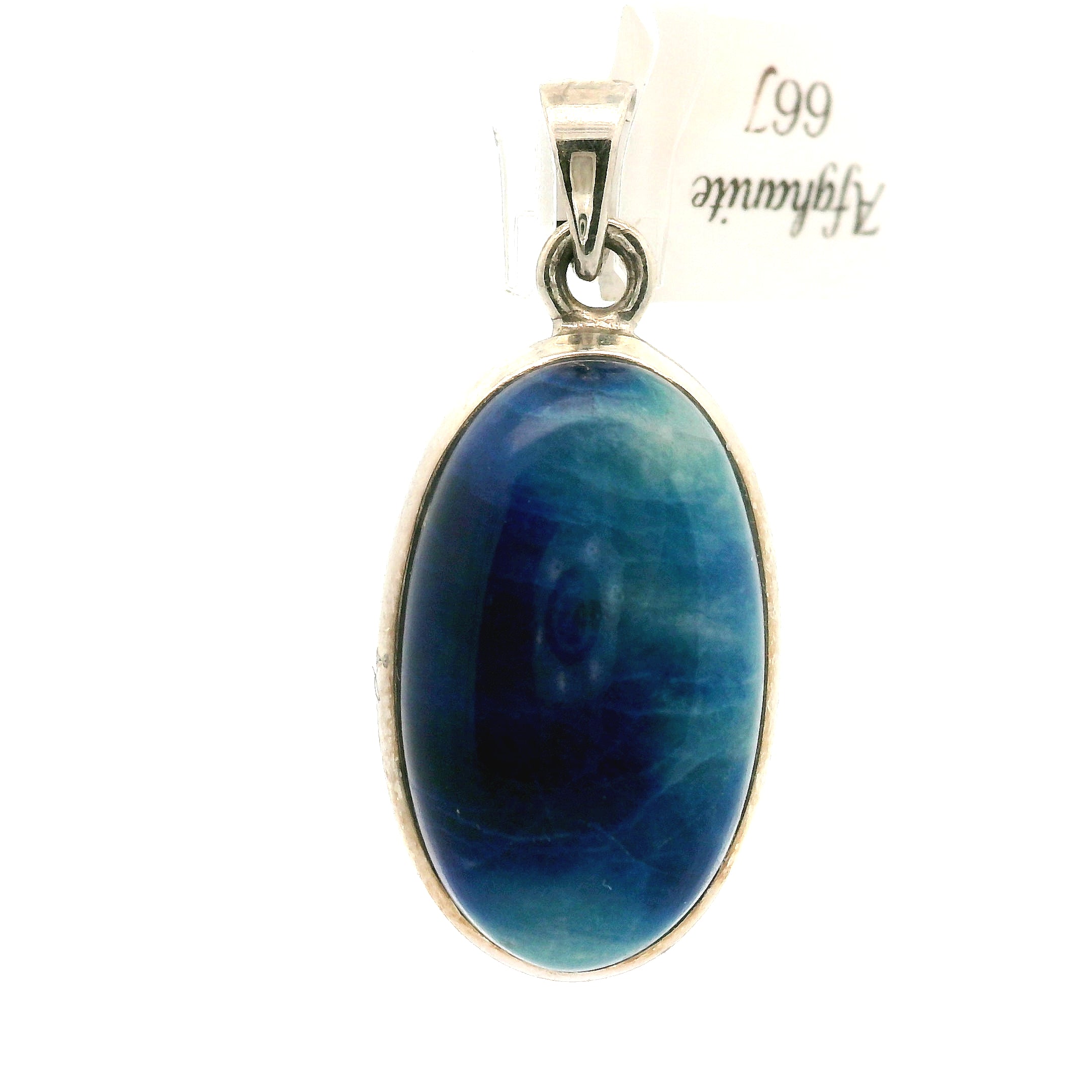 Afghanite Pendants 925 Silver for Accessing the Akashic Records and Psychic Vision