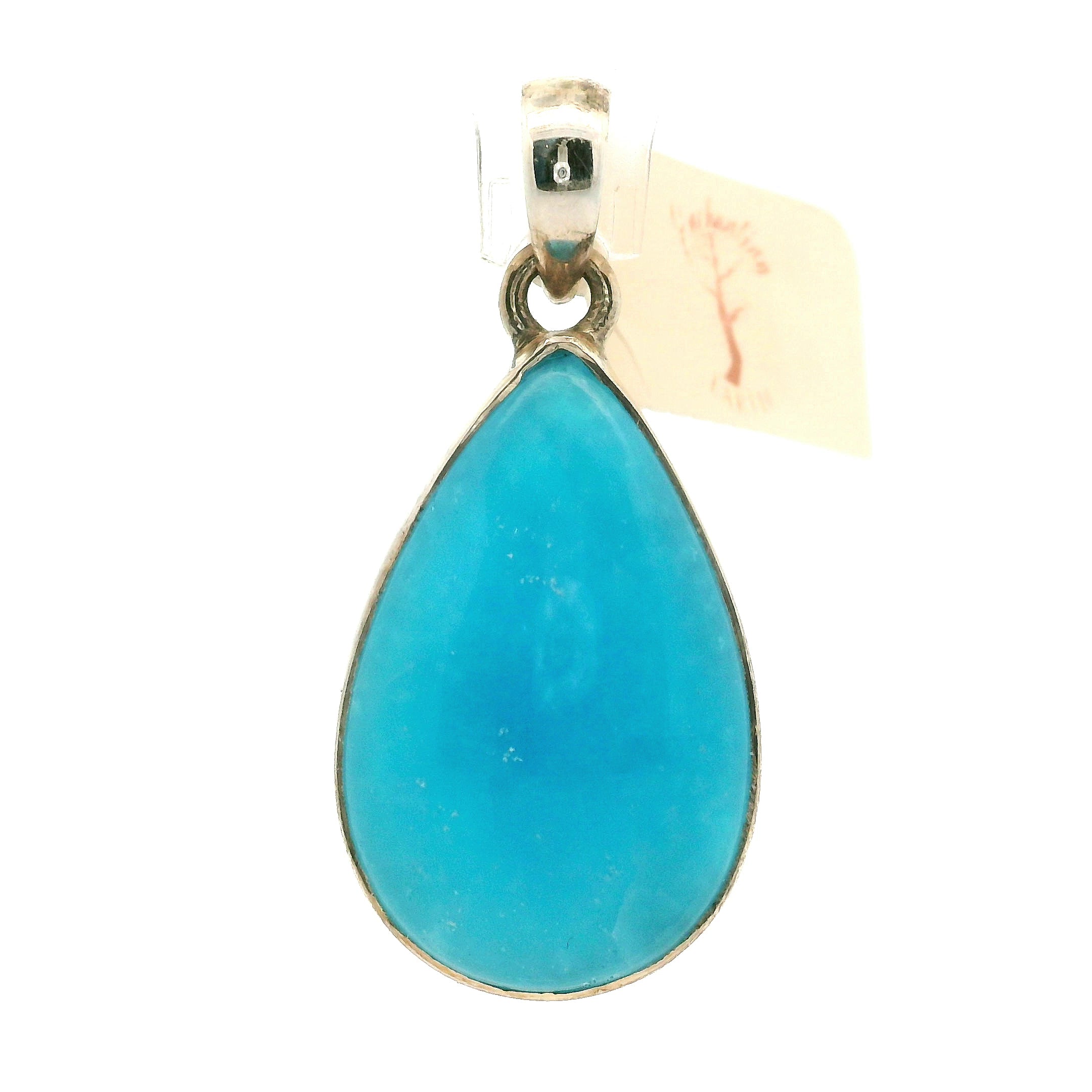 Smithsonite Pendant 925 Silver for Emotional Healing, Compassion and Renewal