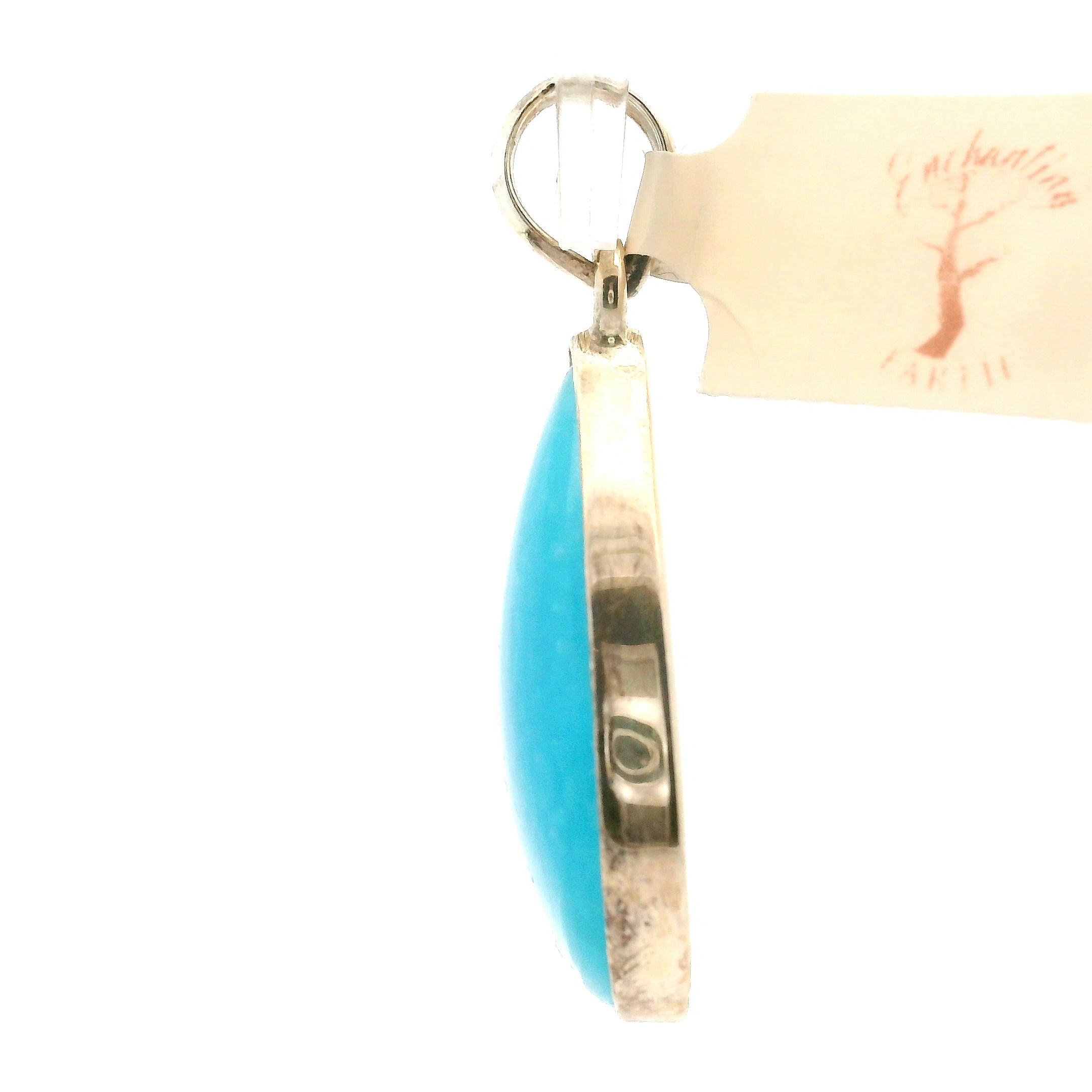 Smithsonite Pendant 925 Silver for Emotional Healing, Compassion and Renewal