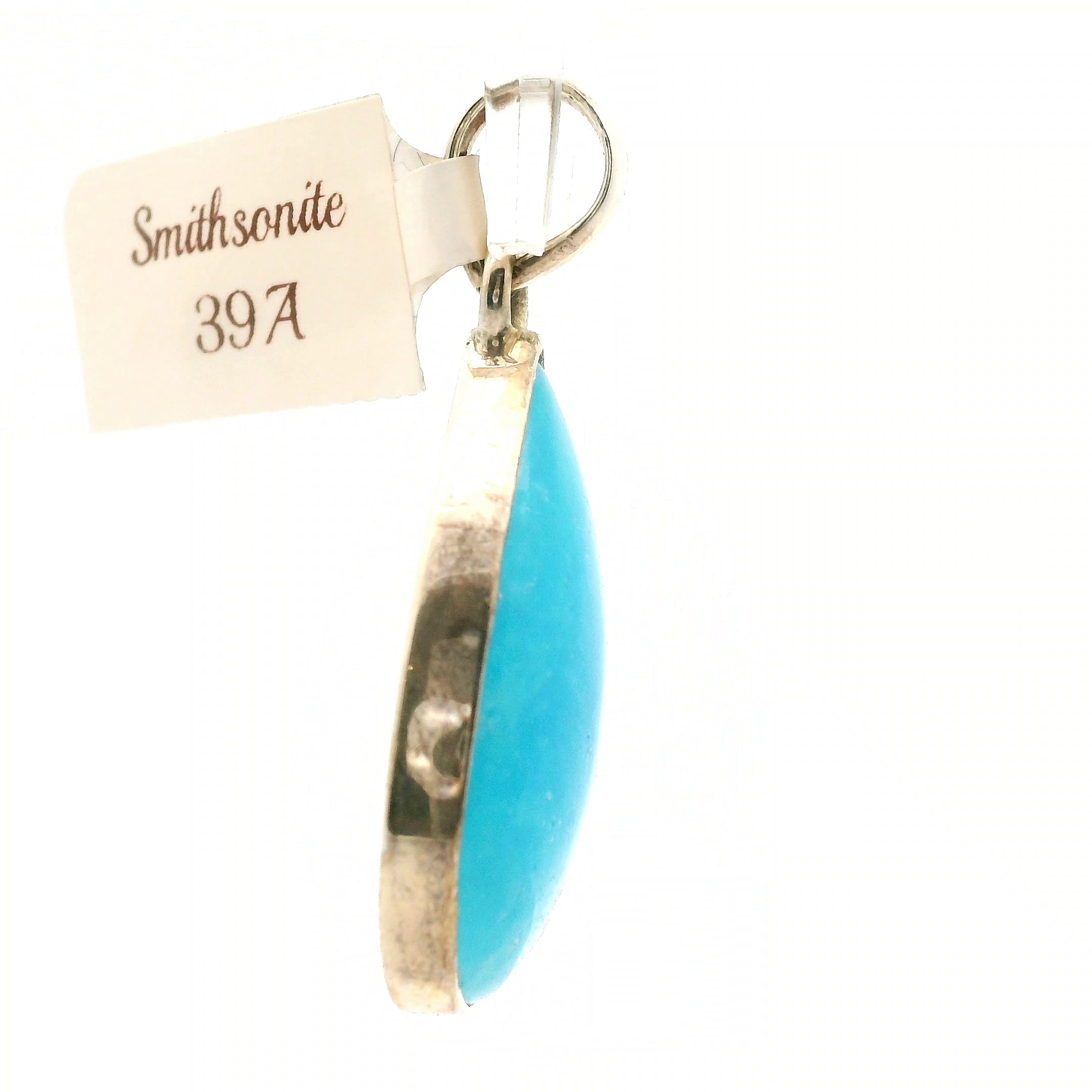 Smithsonite Pendant 925 Silver for Emotional Healing, Compassion and Renewal