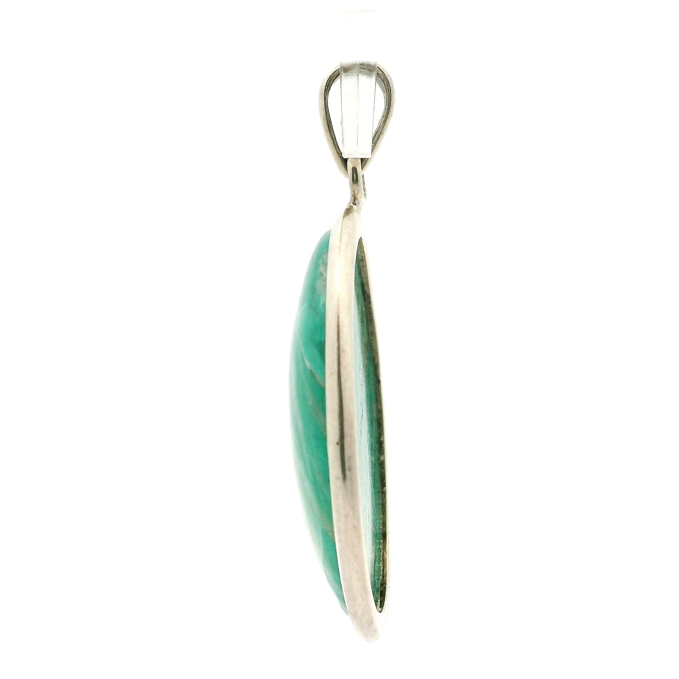 Amazonite Pendant .925 Silver for Communication, Harmony and Hope