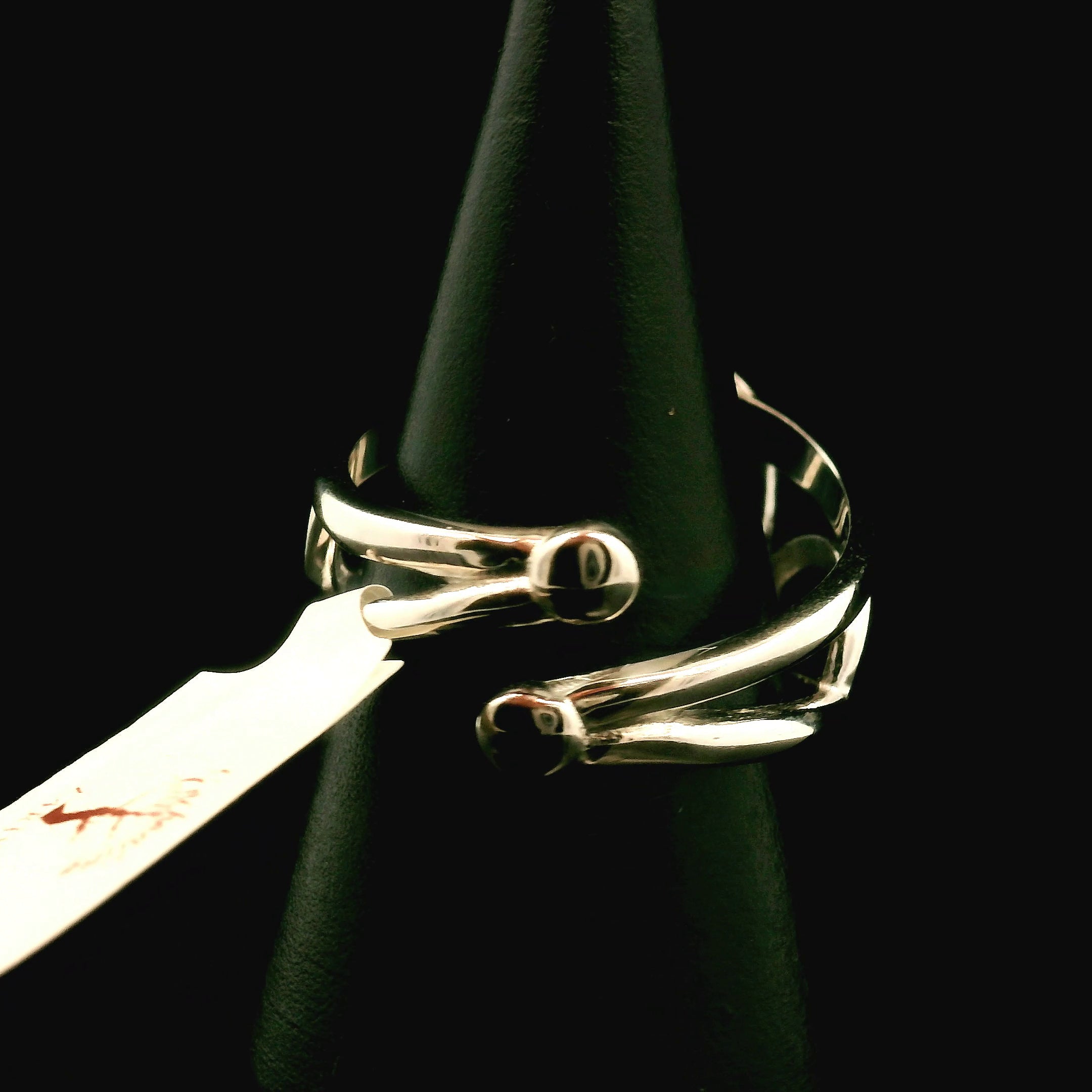 Golden Hill Turquoise Cuff Ring for Good Luck, Prosperity and Protection