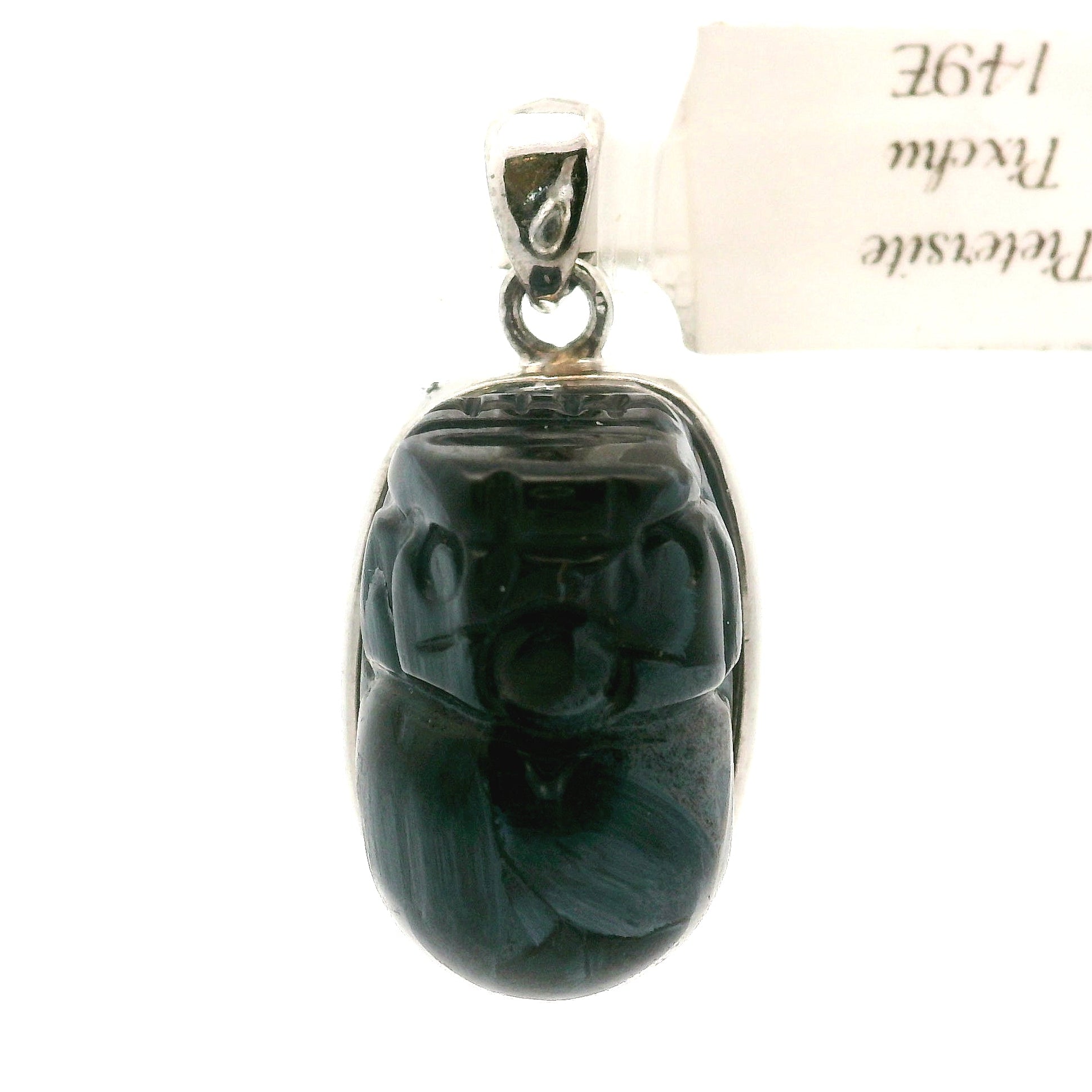 Pietersite Pixiu Pendant .925 Silver for Intuition, Transformation and Willpower