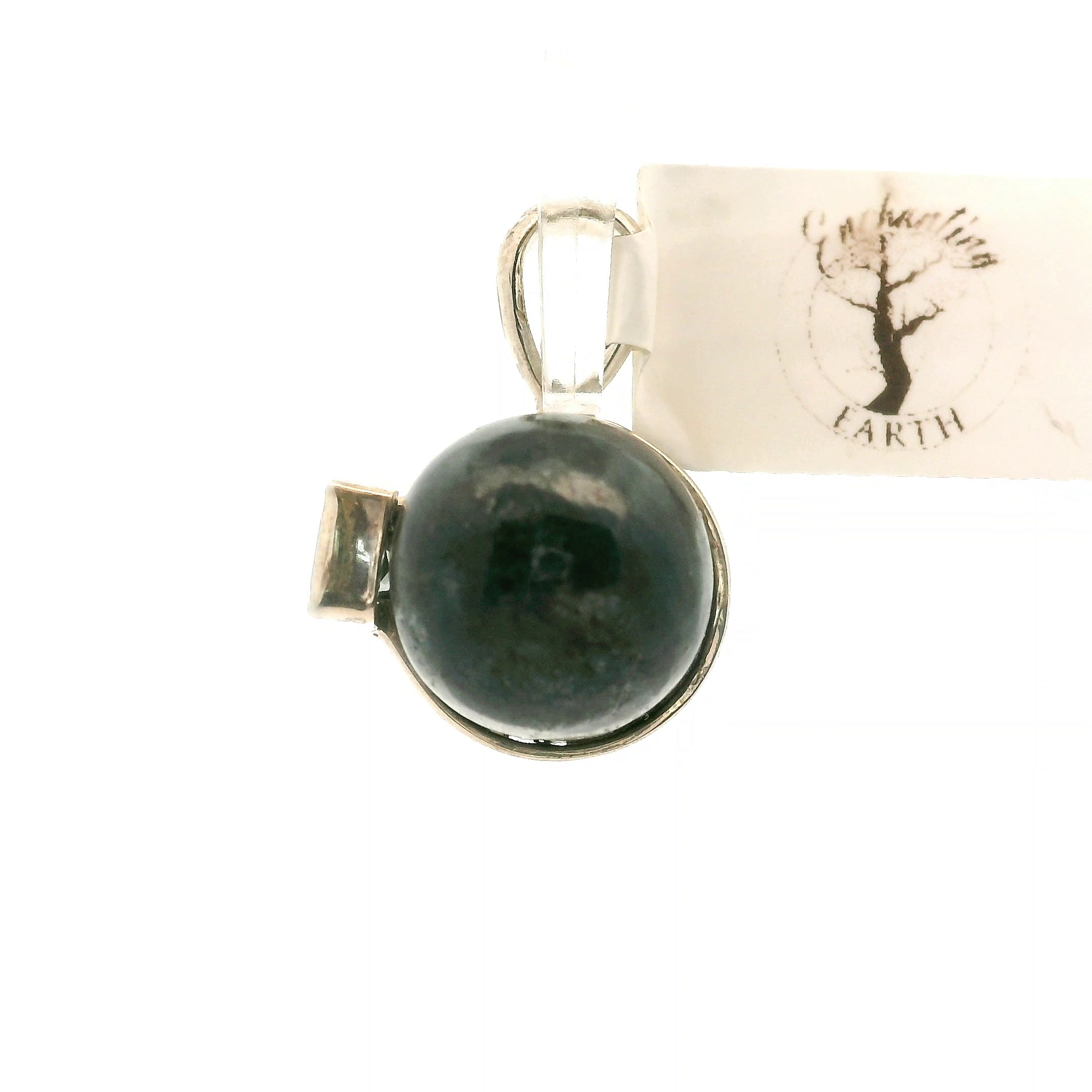 Sapphire with Tourmaline Pendants .925 Sterling Silver for Passion, Personal Power and Energy