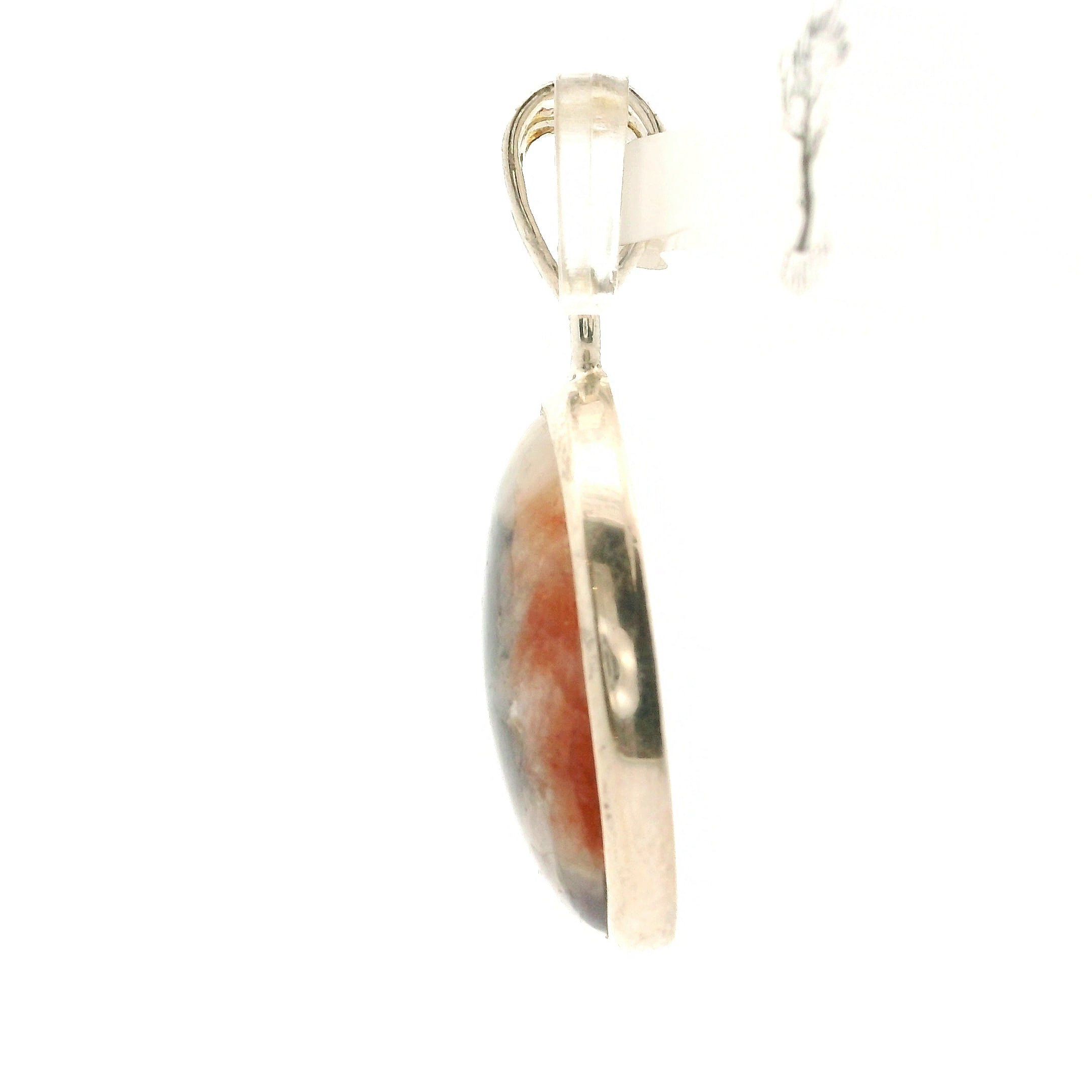 Iolite Sunstone Pendant .925 Silver for Confidence and Clear Vision