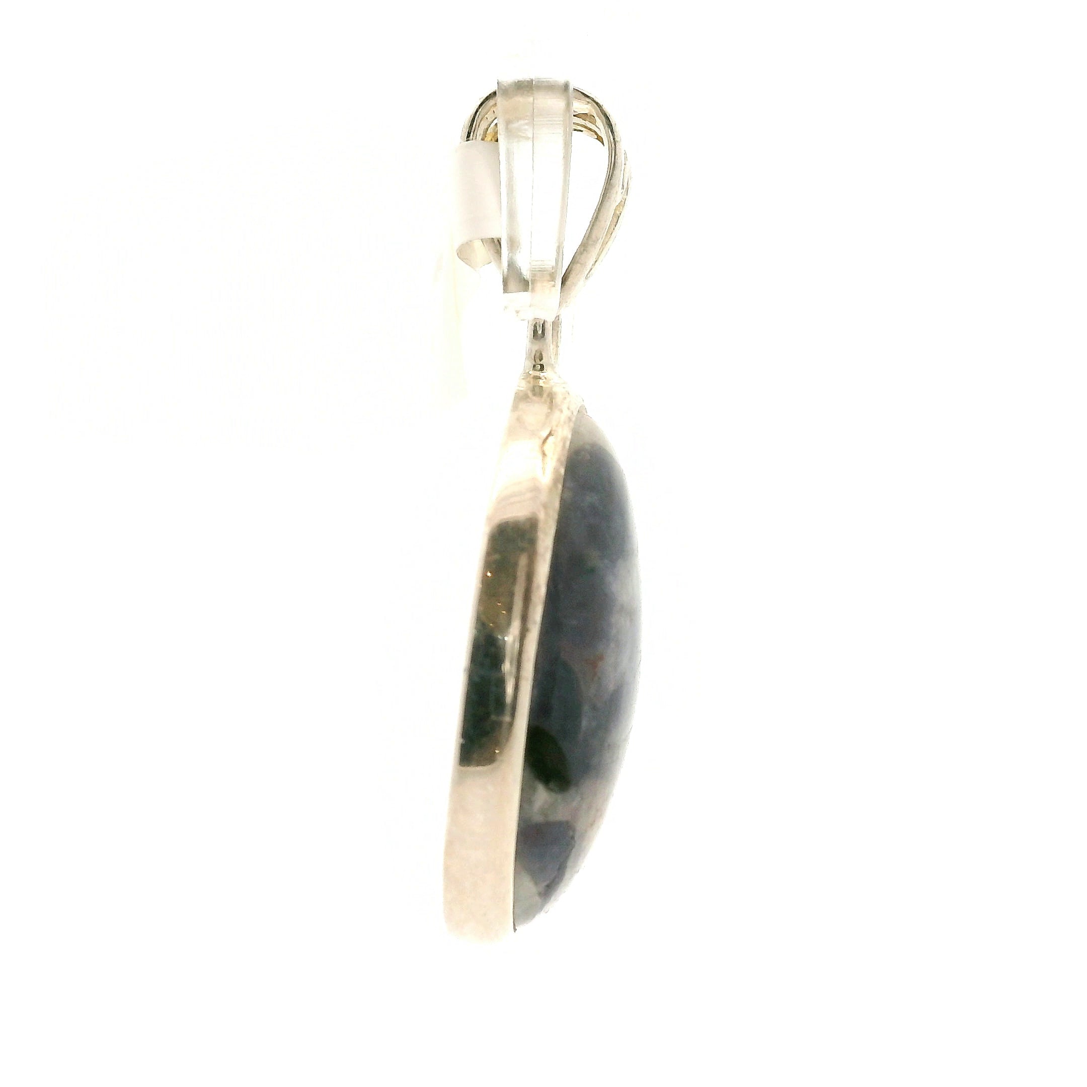 Iolite Sunstone Pendant .925 Silver for Confidence and Clear Vision