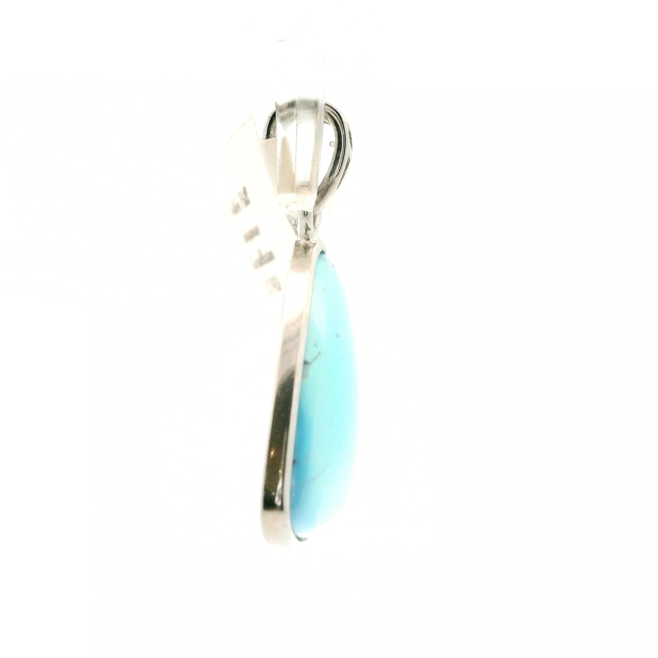 Golden Hill Turquoise Pendant for Good Luck, Prosperity and Protection