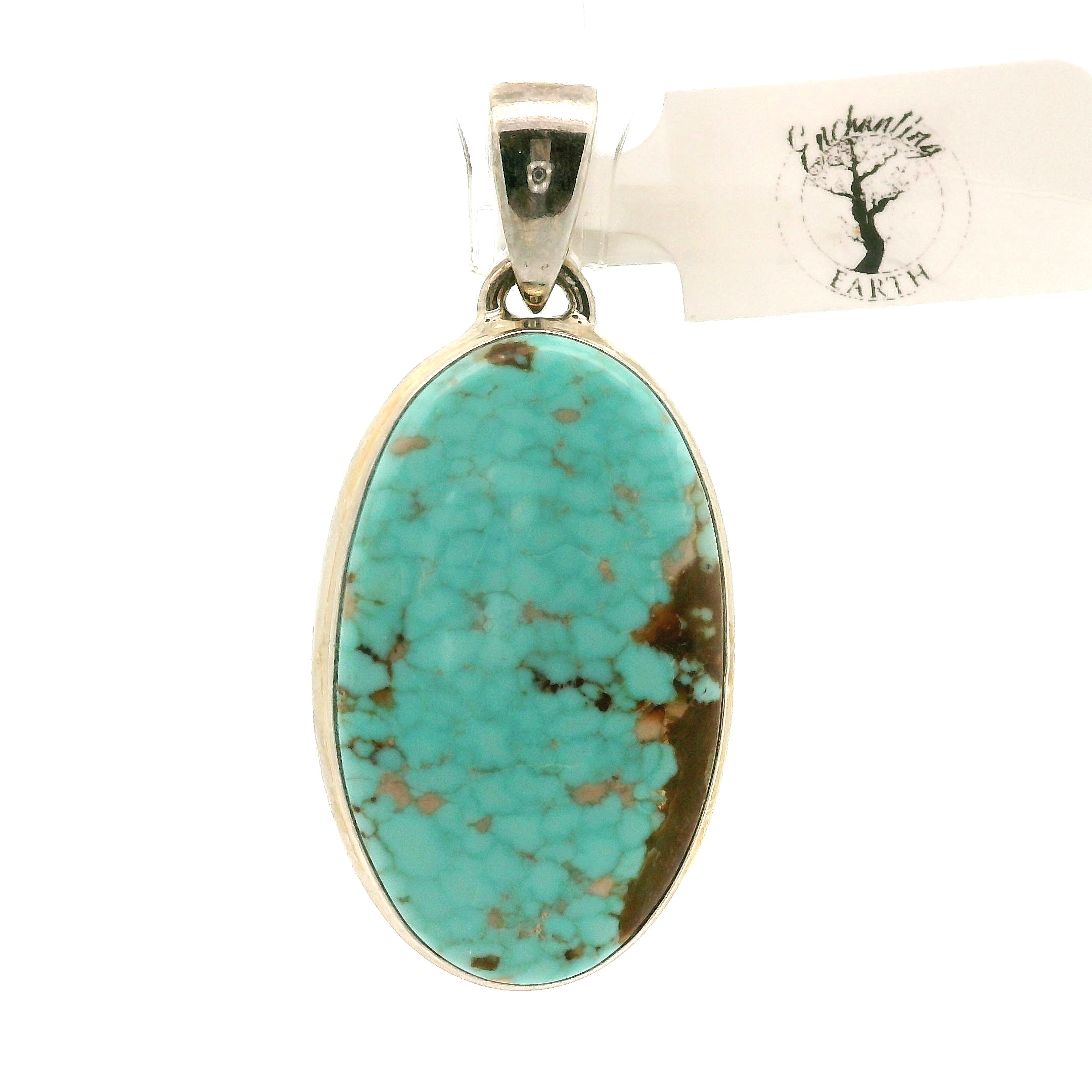Turquoise Pendants 925 Silver for Good Luck, Prosperity and Protection
