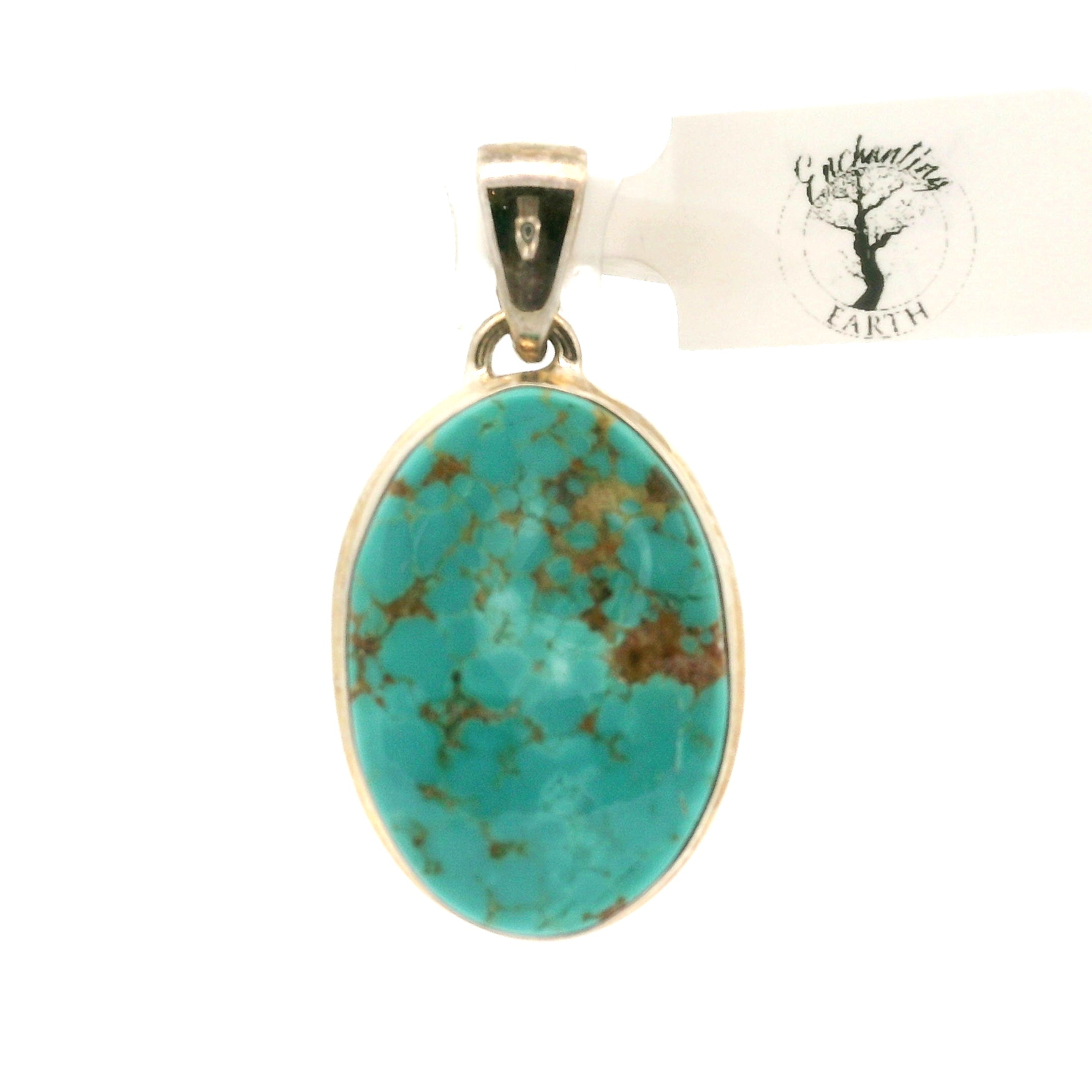 Turquoise Pendants 925 Silver for Good Luck, Prosperity and Protection