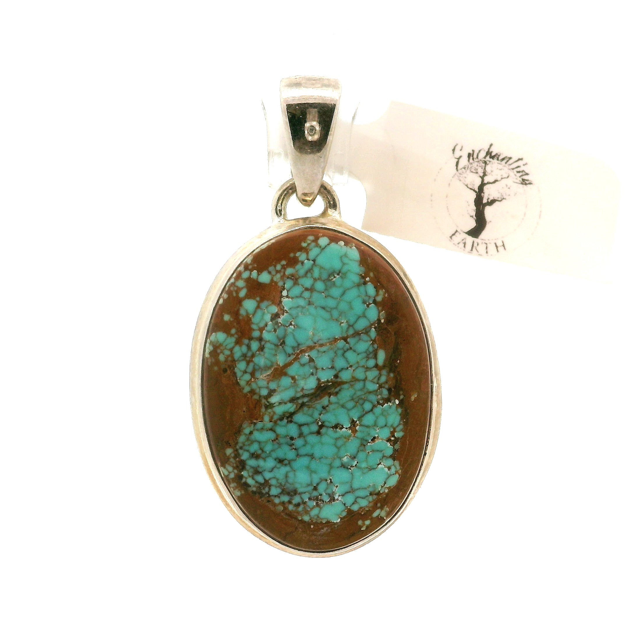 Turquoise Pendants 925 Silver for Good Luck, Prosperity and Protection