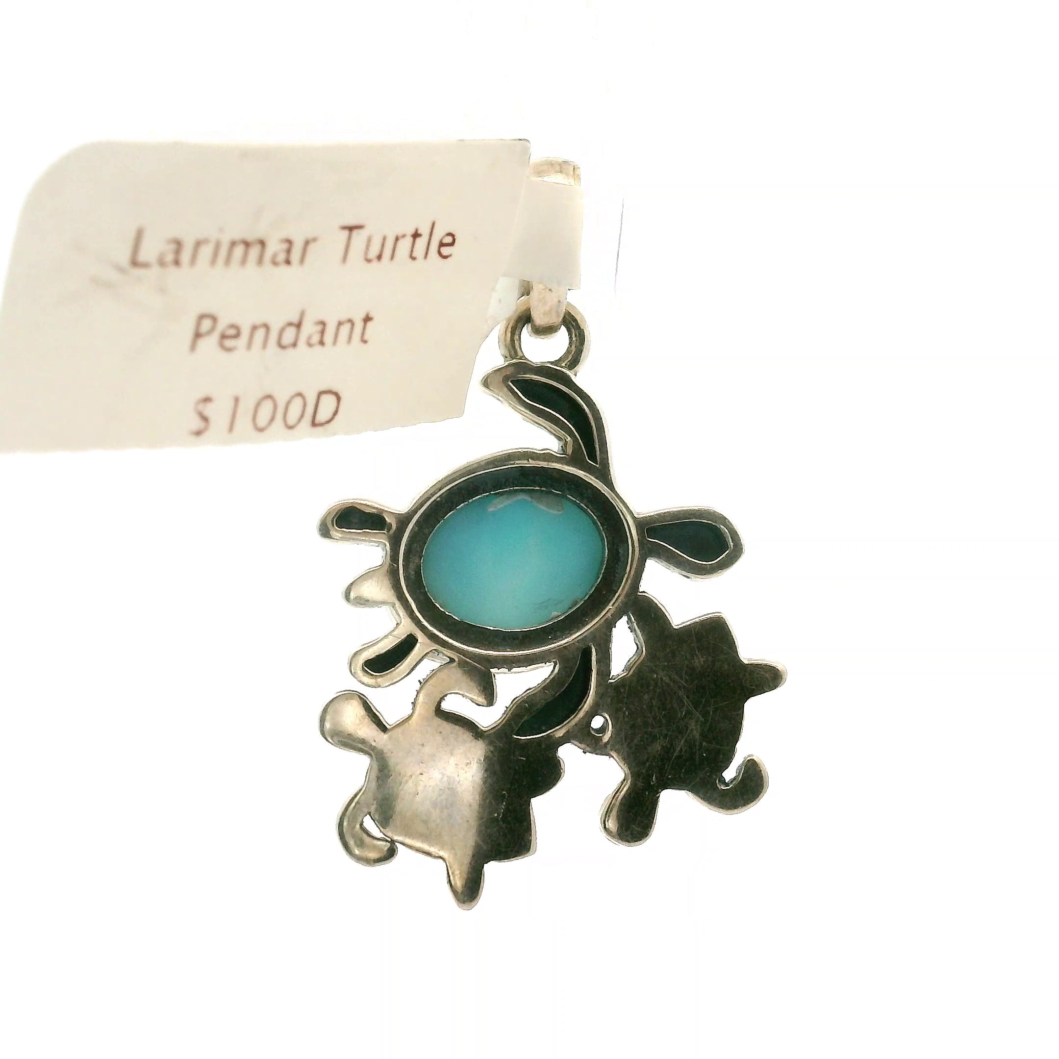 Larimar Ocean Pendants .925 Silver for Channeling, Psychic Abilities and Awakening of your Third Eye Chakra