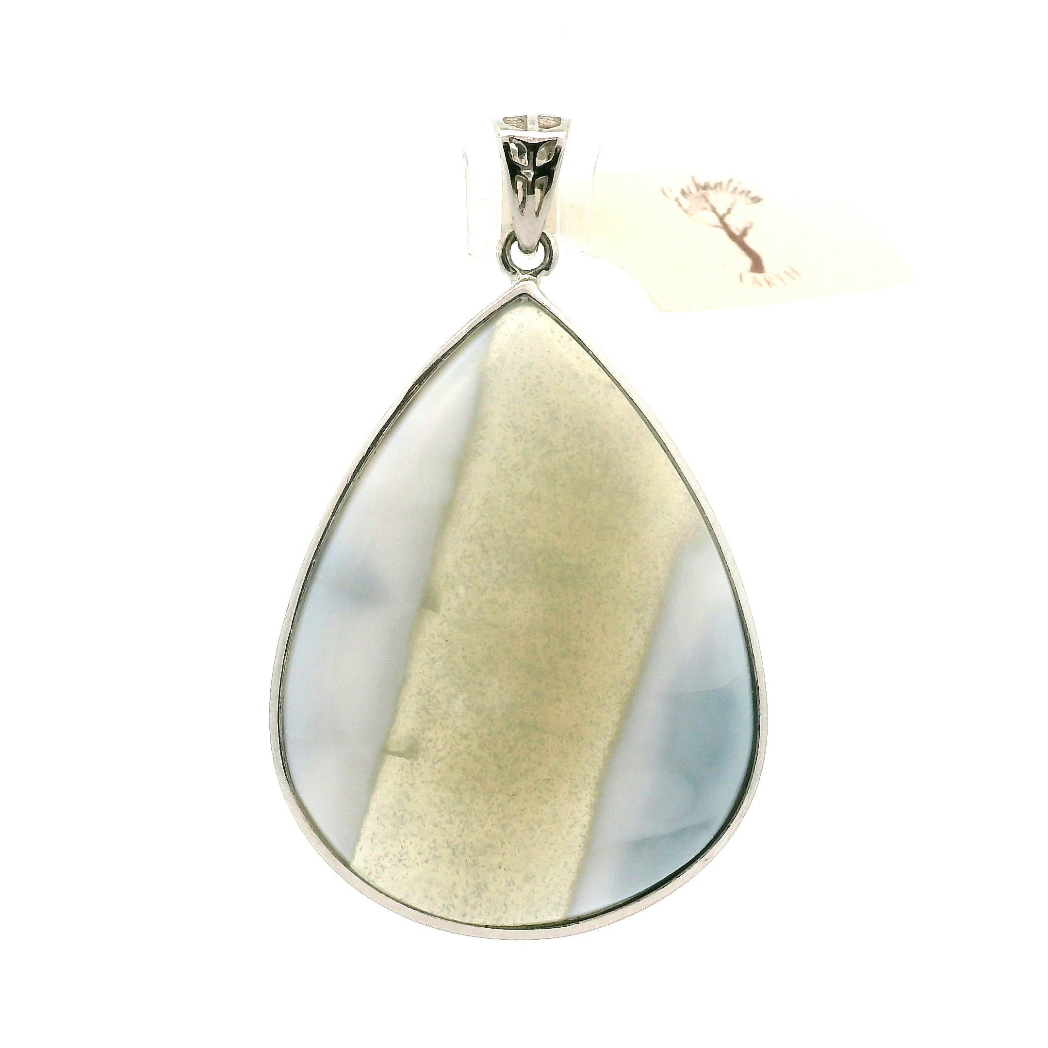 Owyhee Opal Pendant .925 Silver for Emotional Healing and Balance