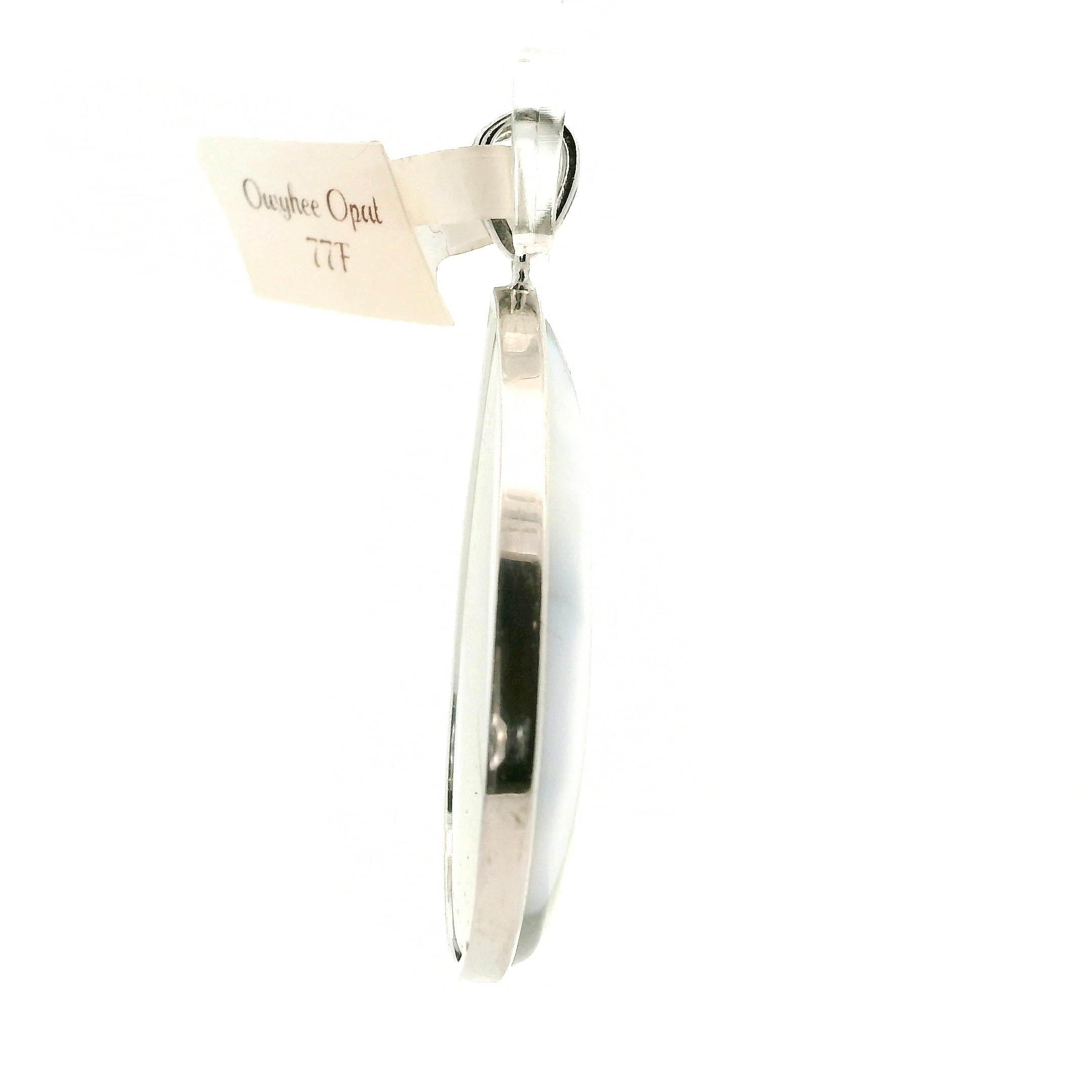 Owyhee Opal Pendant .925 Silver for Emotional Healing and Balance
