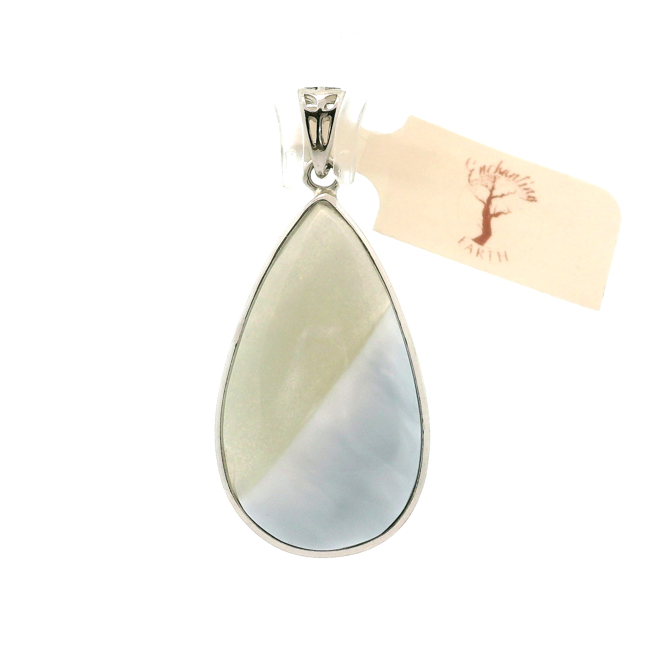 Owyhee Opal Pendant .925 Silver for Emotional Healing and Balance