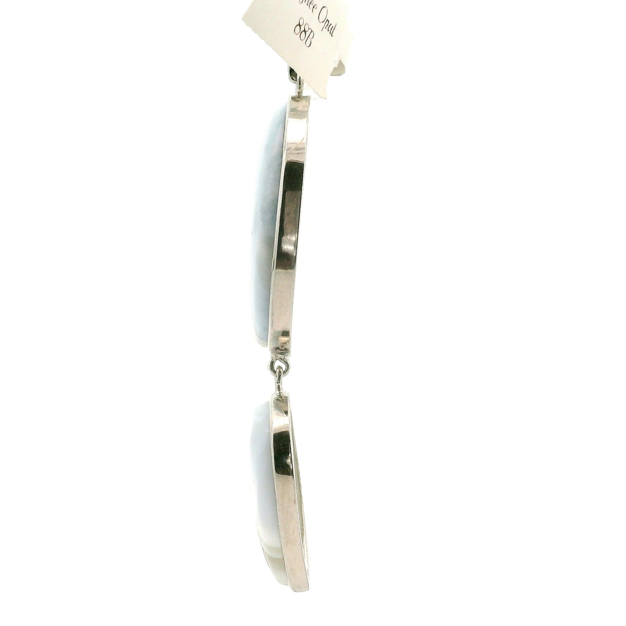 Owyhee Opal Multi-Stone Pendant .925 Silver for Emotional Healing and Balance