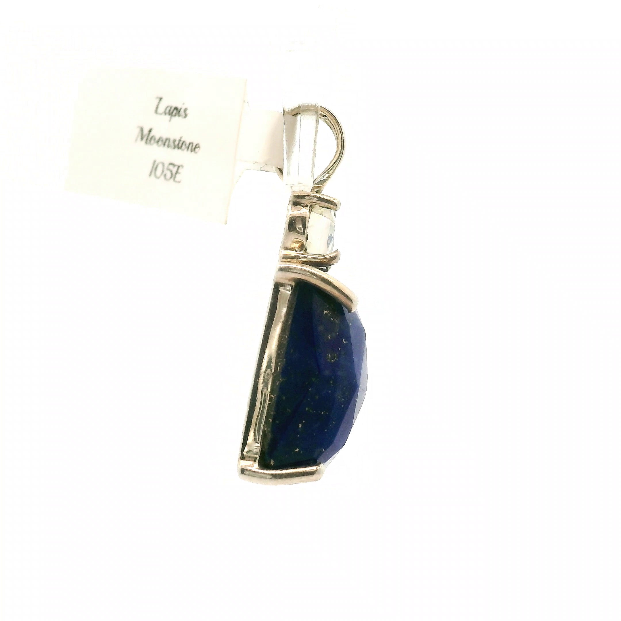 Lapis Lazuli Multi-Stone Pendant .925 Silver for Power & Confidence