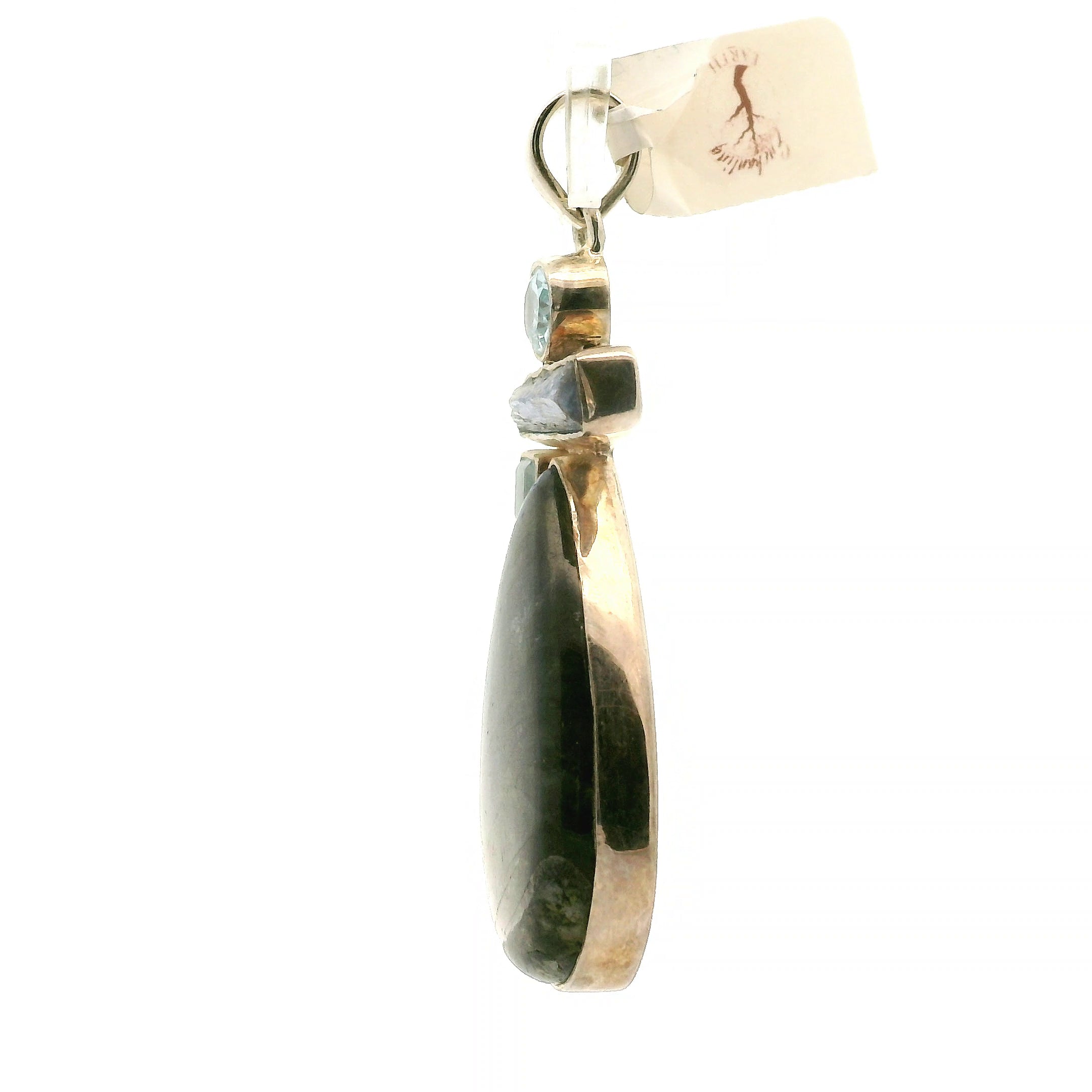 Labradorite Multi-Stone Pendant .925 Silver for Protection and Transforming your Life