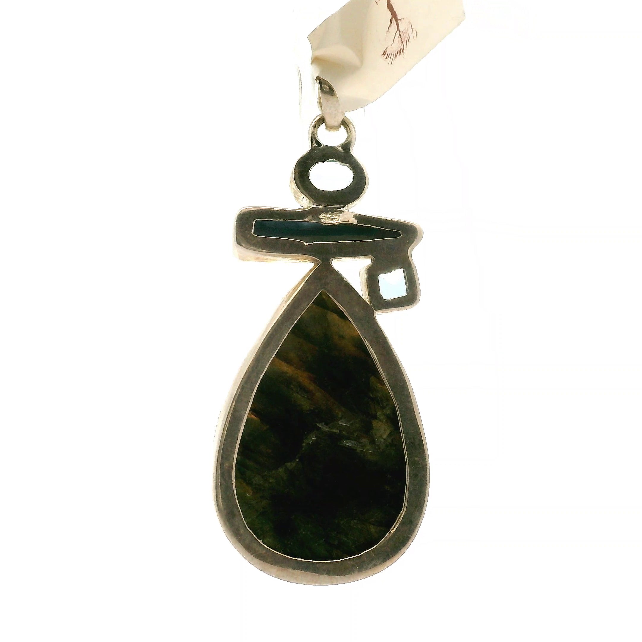 Labradorite Multi-Stone Pendant .925 Silver for Protection and Transforming your Life
