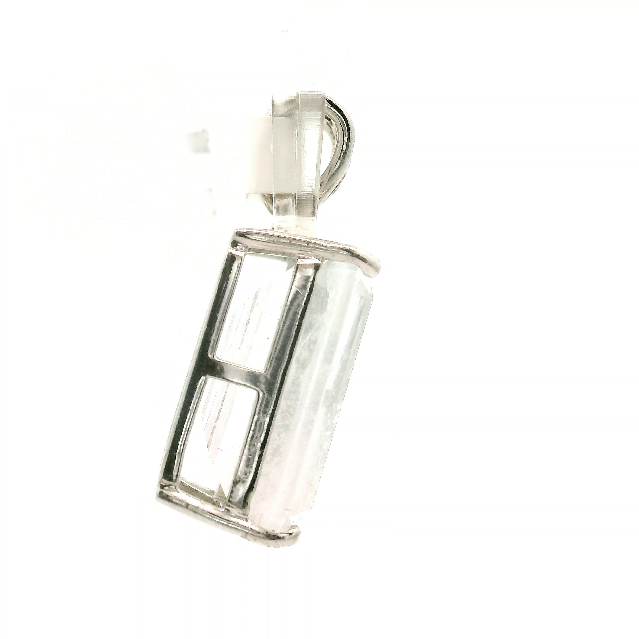Morganite Pendant .925 Silver for Abundance of Joy and Love