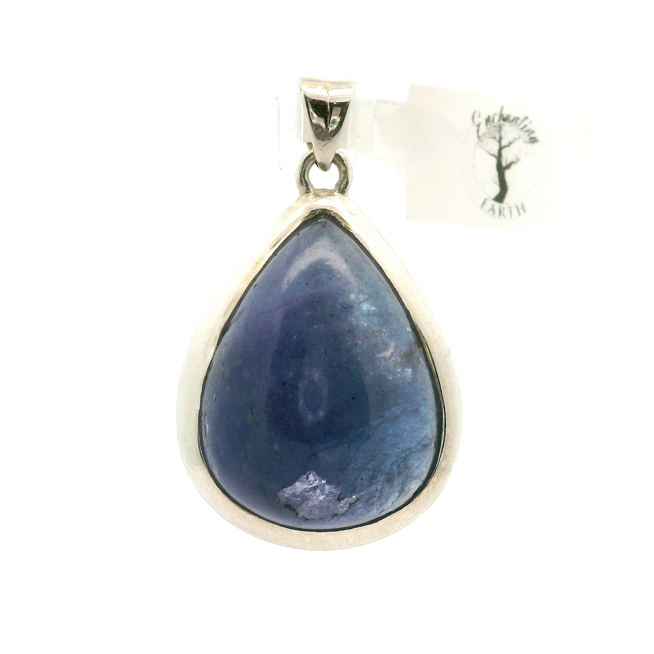 Tanzanite Pendant .925 Silver for Elevating your Consciousness