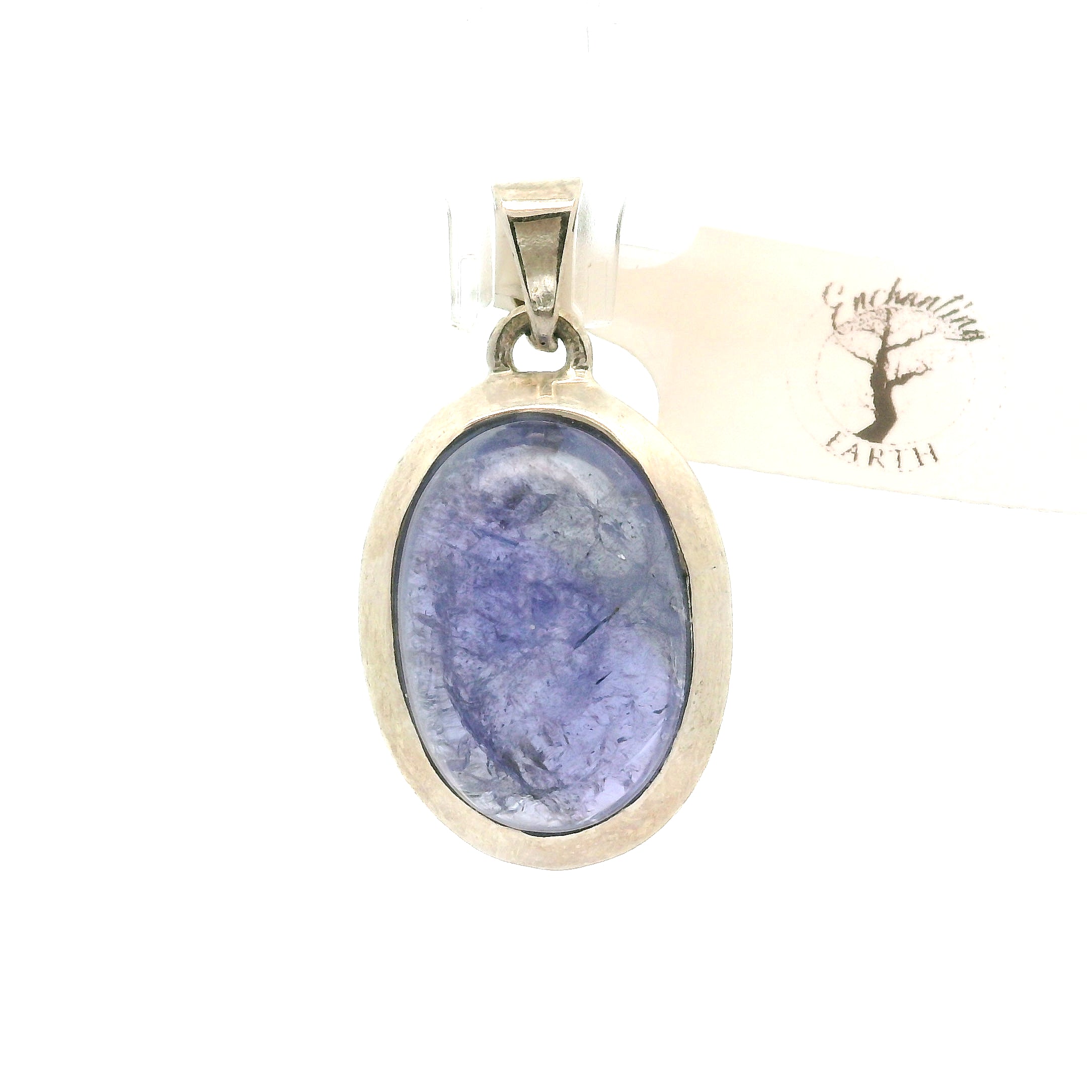 Tanzanite Pendant .925 Silver for Elevating your Consciousness
